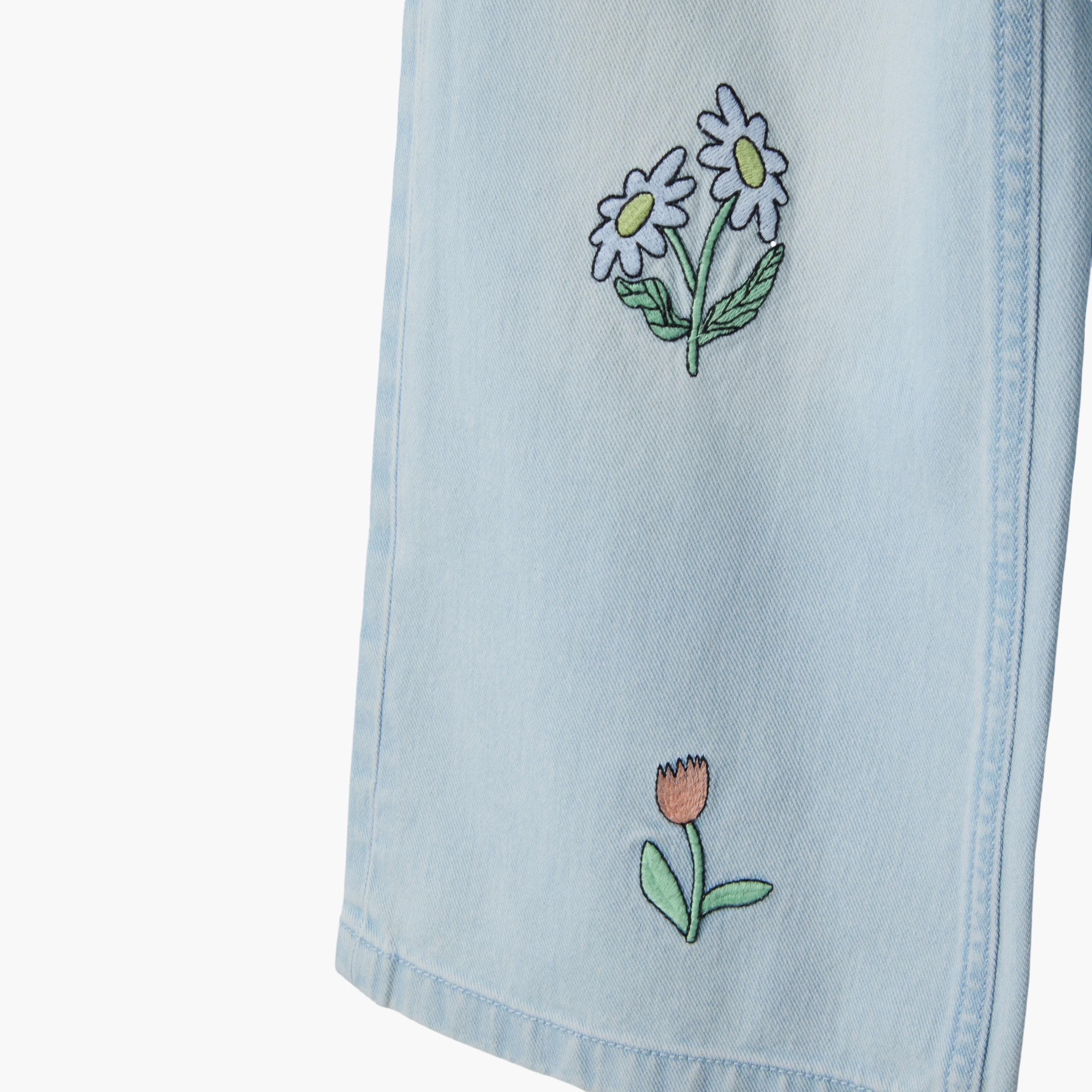 OVS Flower Embroidered Jeans-girls-clothing-bottoms-jeansandjeggings-image-4