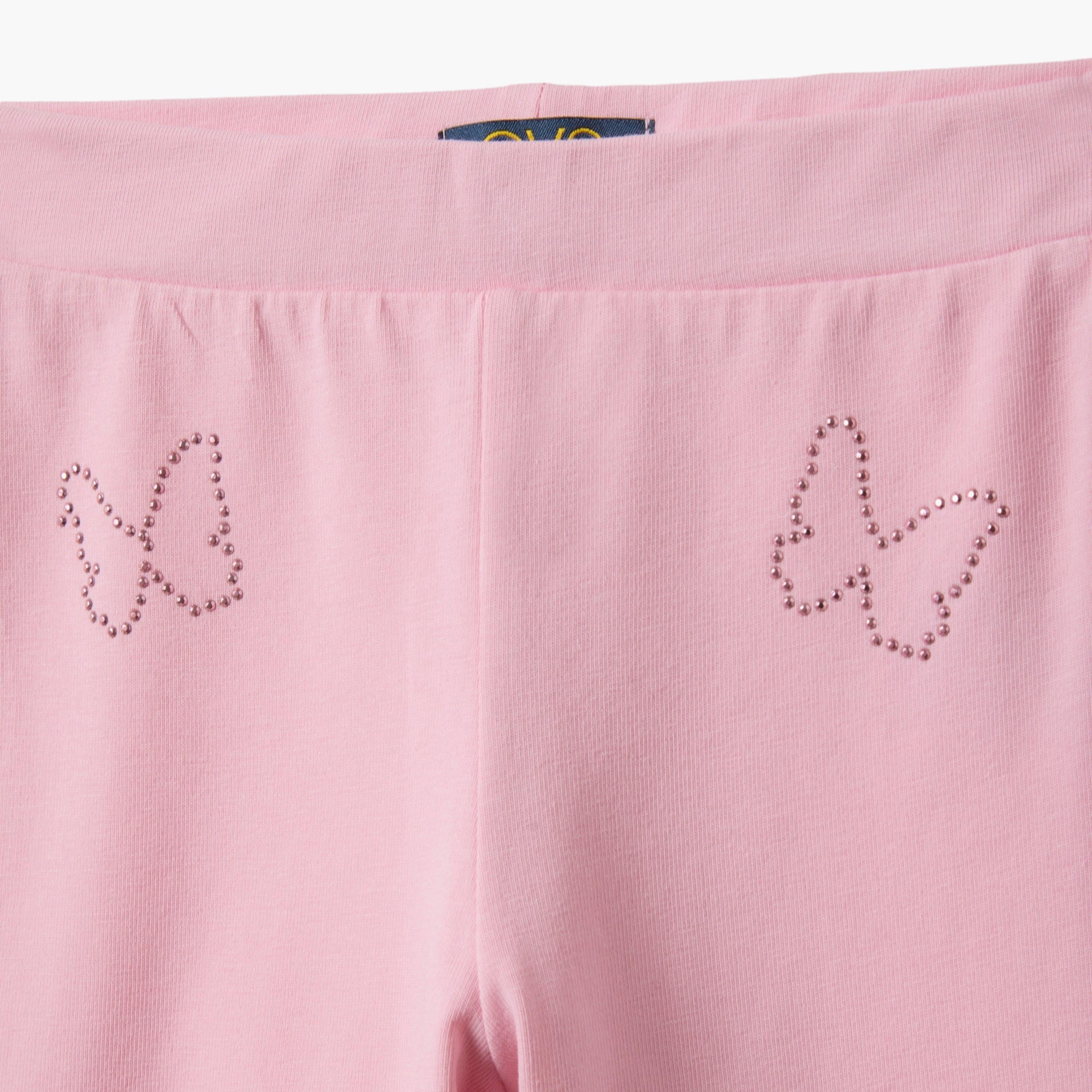 OVS Solid Wide leg Leggings-girls-clothing-bottoms-leggings-image-3
