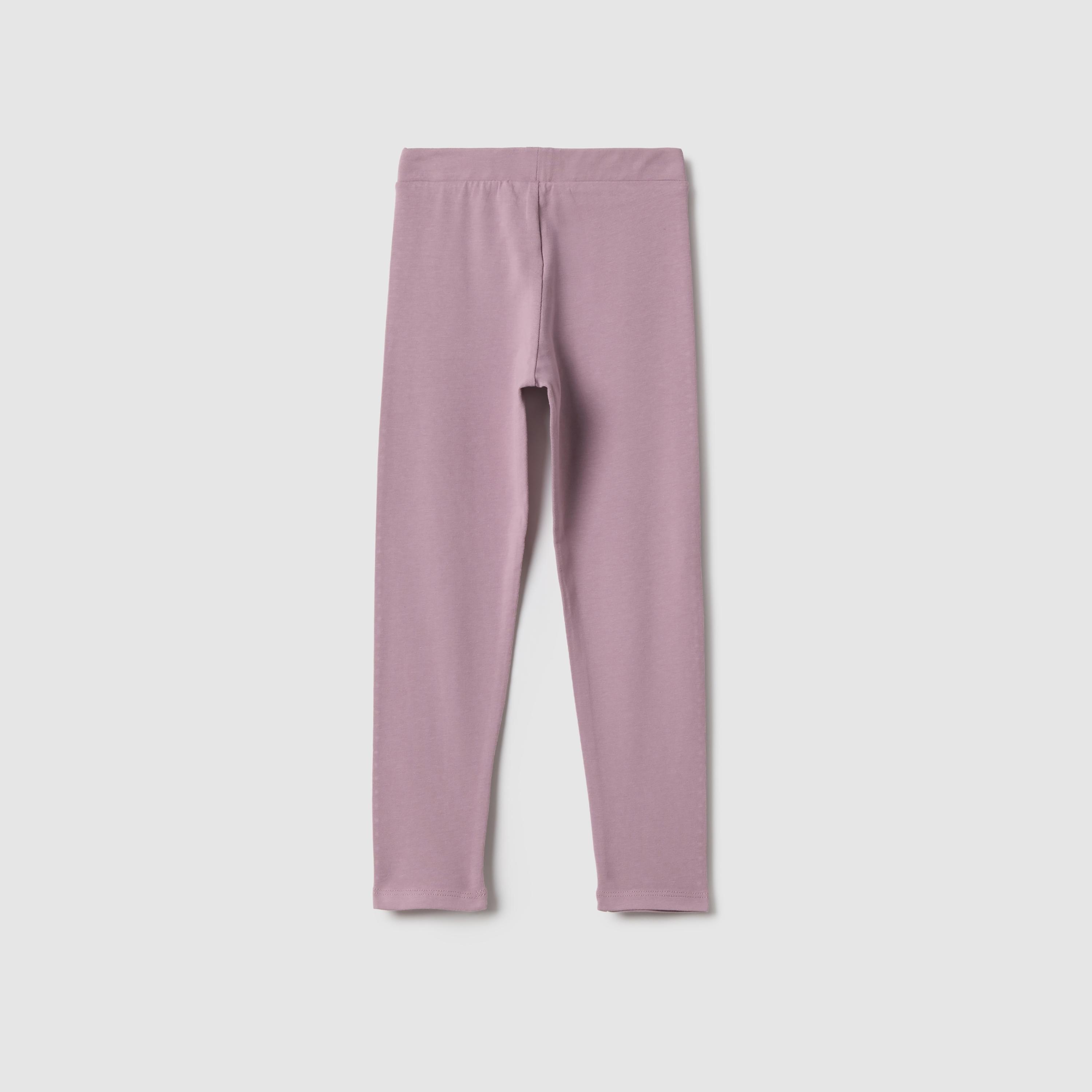ليجنز سادة بخصر مطاطي من أو في إس-girls-clothing-bottoms-leggings-image-2