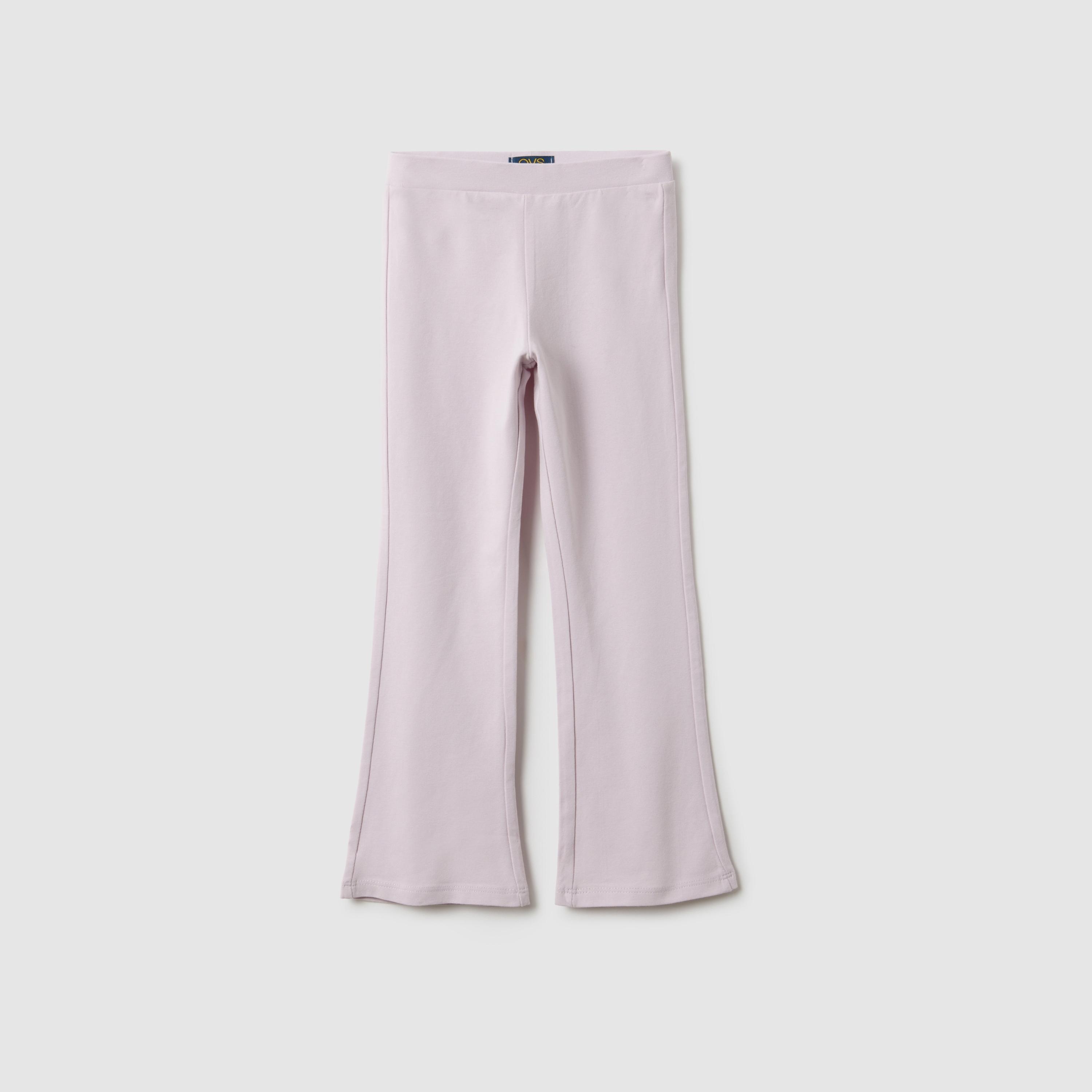 ليجنز سادة بخصر مطاطي من أو في إس-girls-clothing-bottoms-leggings-image-1