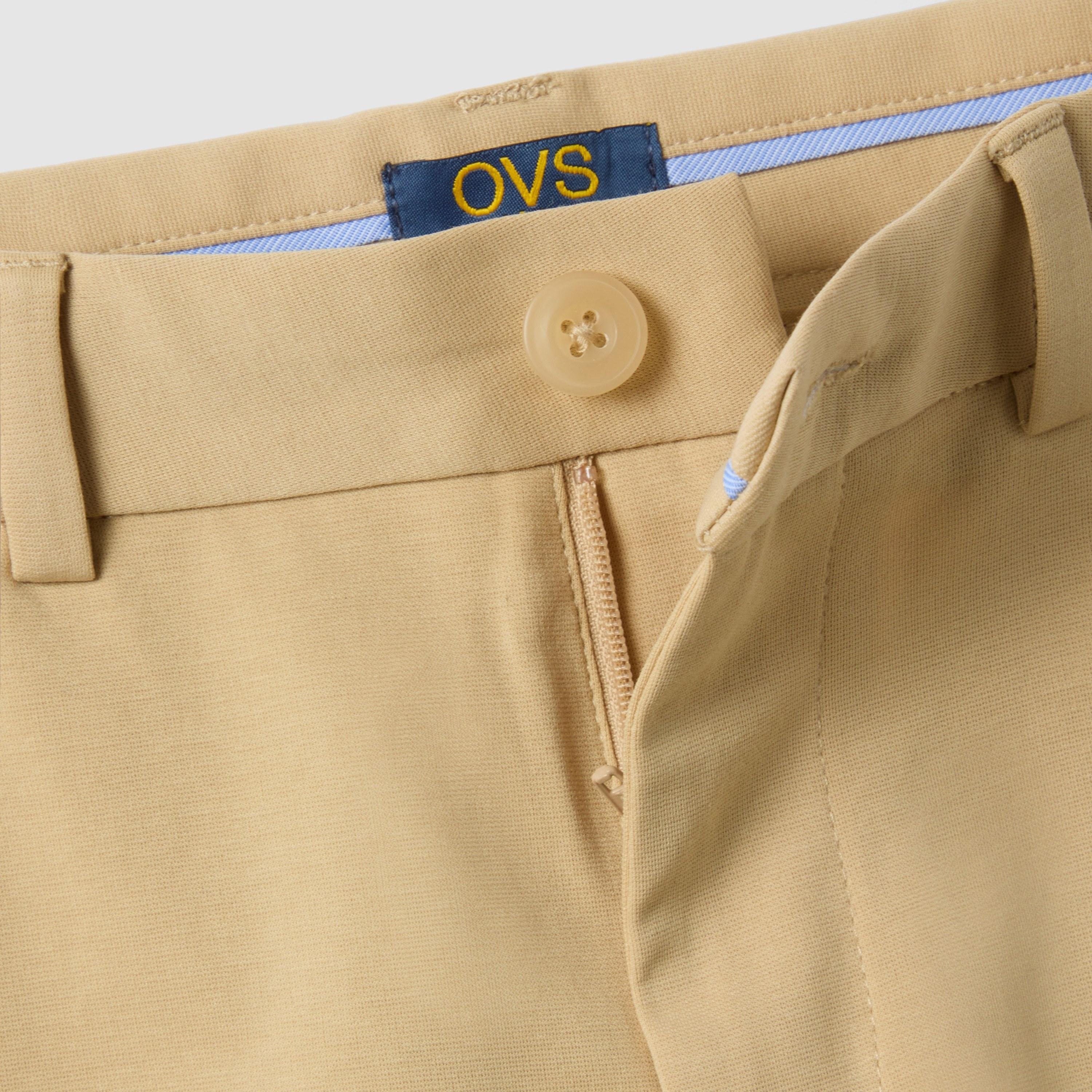 OVS Cotton Chino Trousers-boys-clothing-bottoms-joggersandtrackpants-image-3
