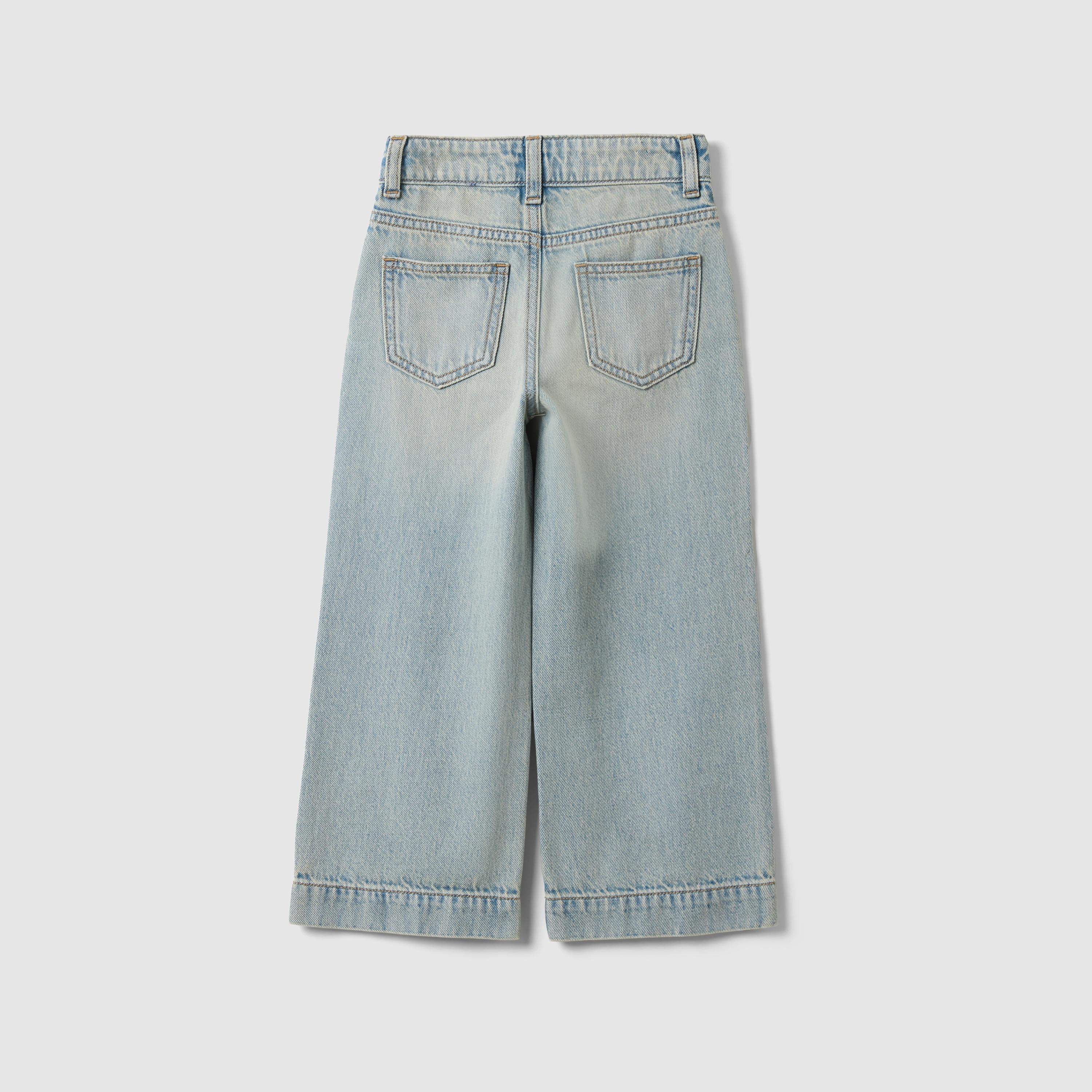 OVS Wide Leg Embroidered Regular Fit Jeans-girls-clothing-bottoms-jeansandjeggings-image-2