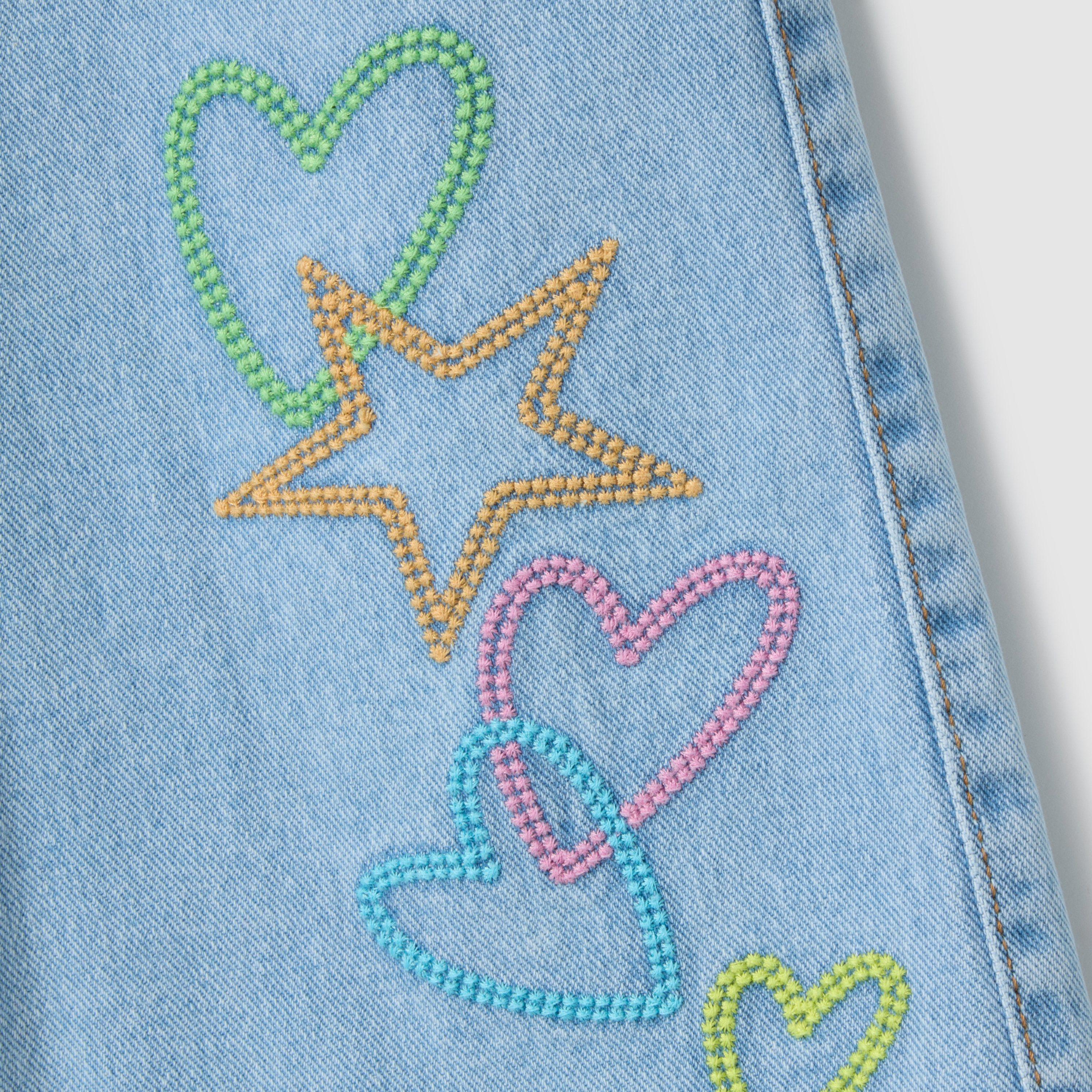 OVS Wide Leg Embroidered Regular Fit Jeans-girls-clothing-bottoms-jeansandjeggings-image-3