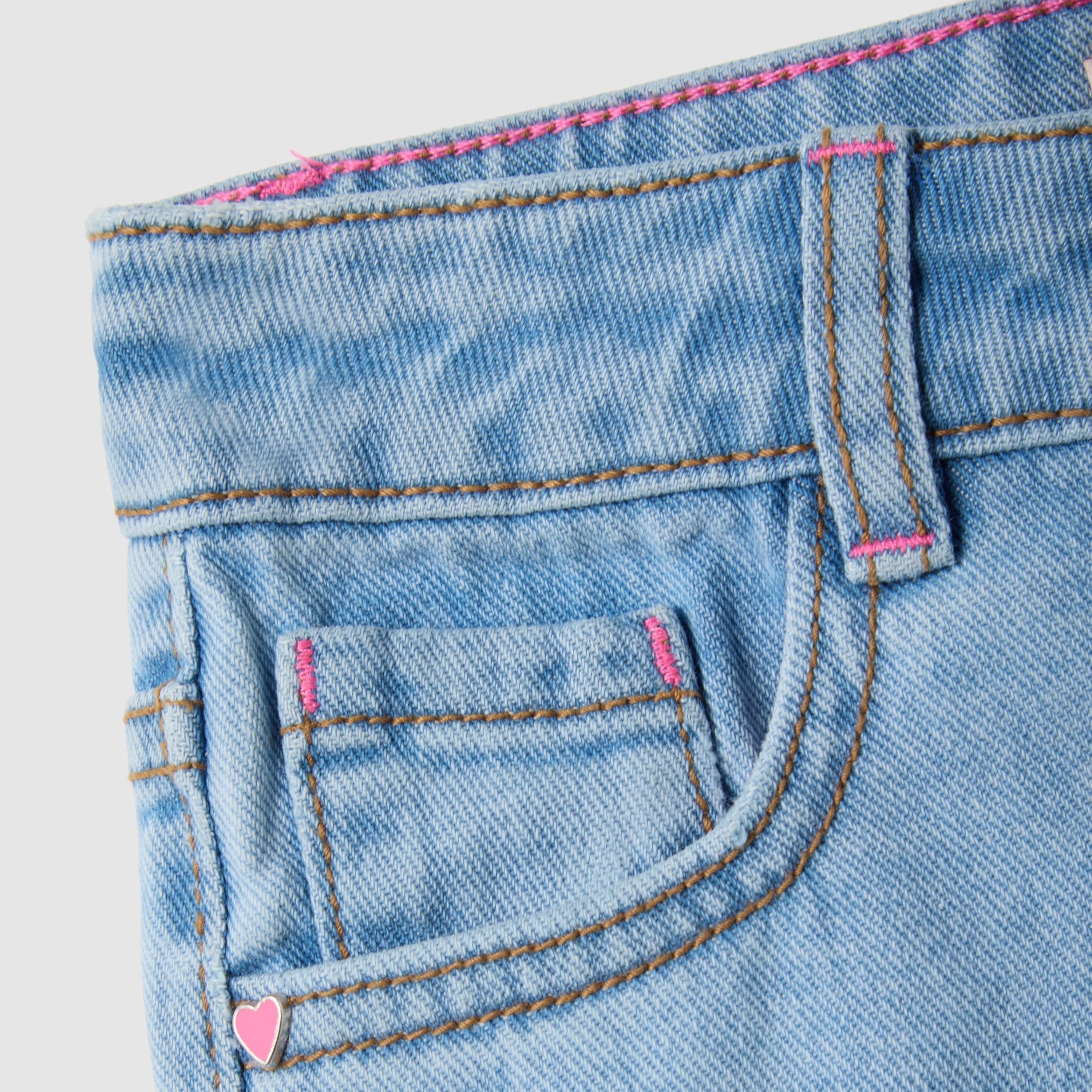 OVS Wide Leg Embroidered Regular Fit Jeans-girls-clothing-bottoms-jeansandjeggings-image-4