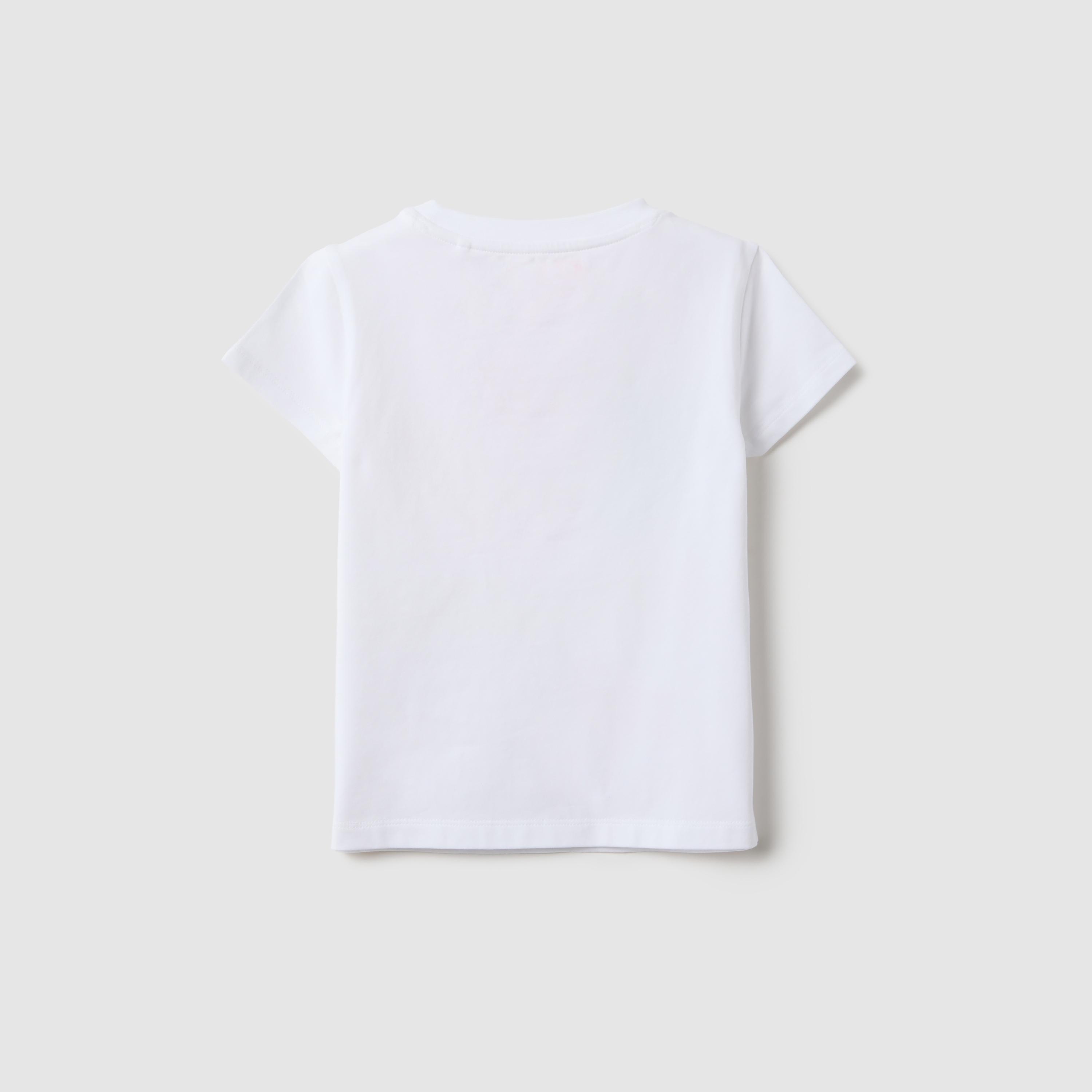 OVS Short Sleeves Hearts Embroidered T-Shirt-girls-clothing-tshirts-image-2