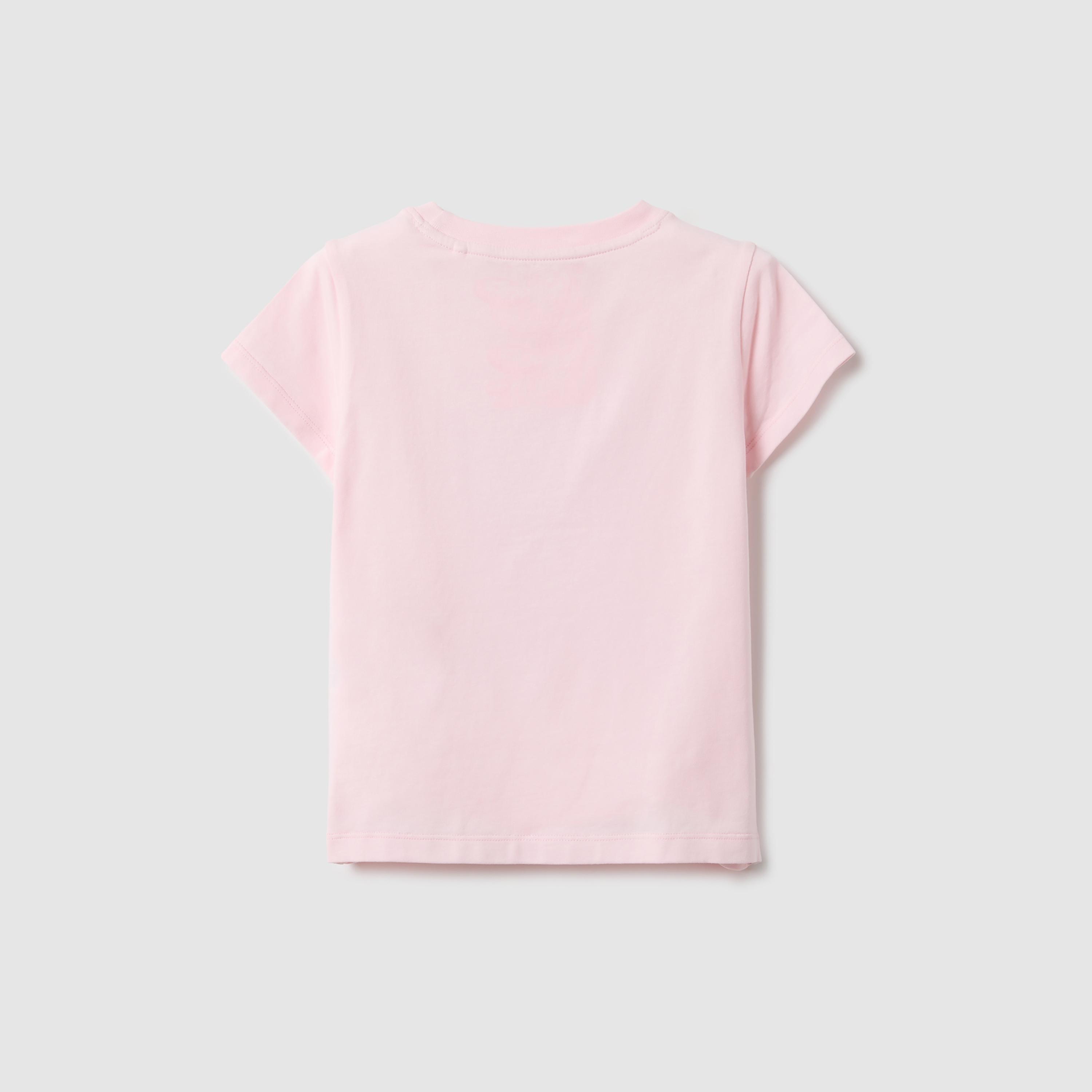تيشيرت مطرز بعبارة لوف ثيرابي وأكمام قصيرة من أو في إس-girls-clothing-tshirts-image-2