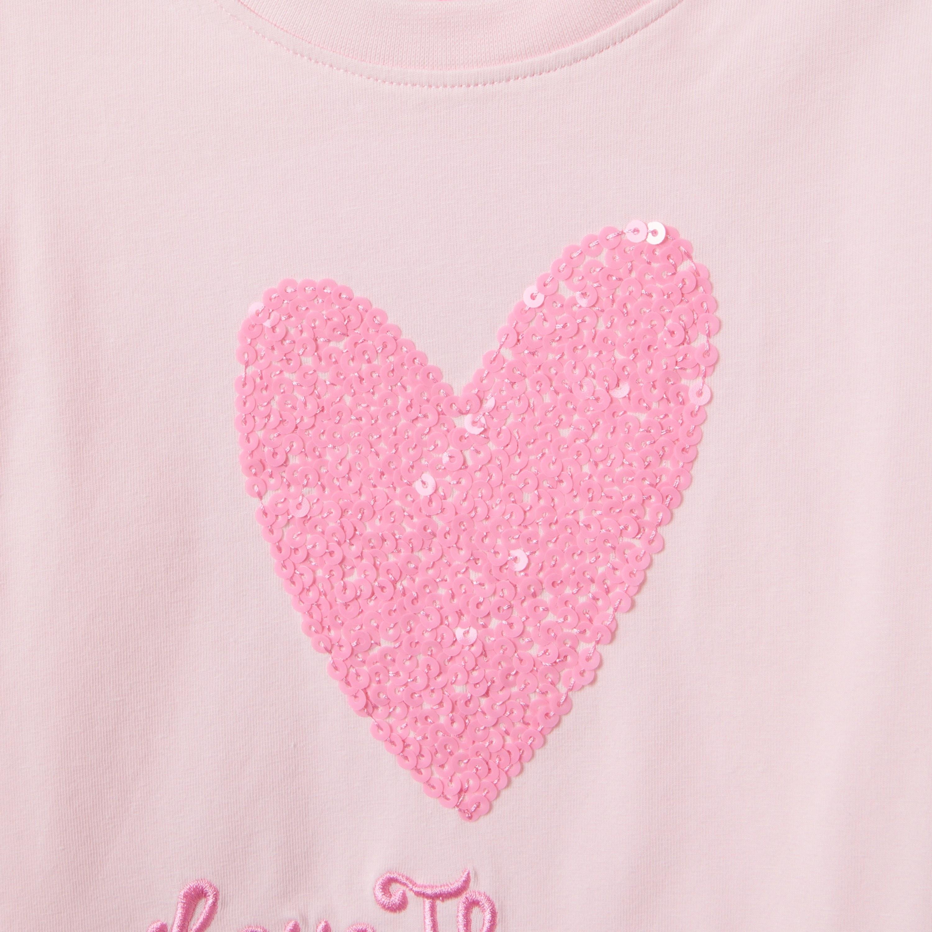 تيشيرت مطرز بعبارة لوف ثيرابي وأكمام قصيرة من أو في إس-girls-clothing-tshirts-image-3
