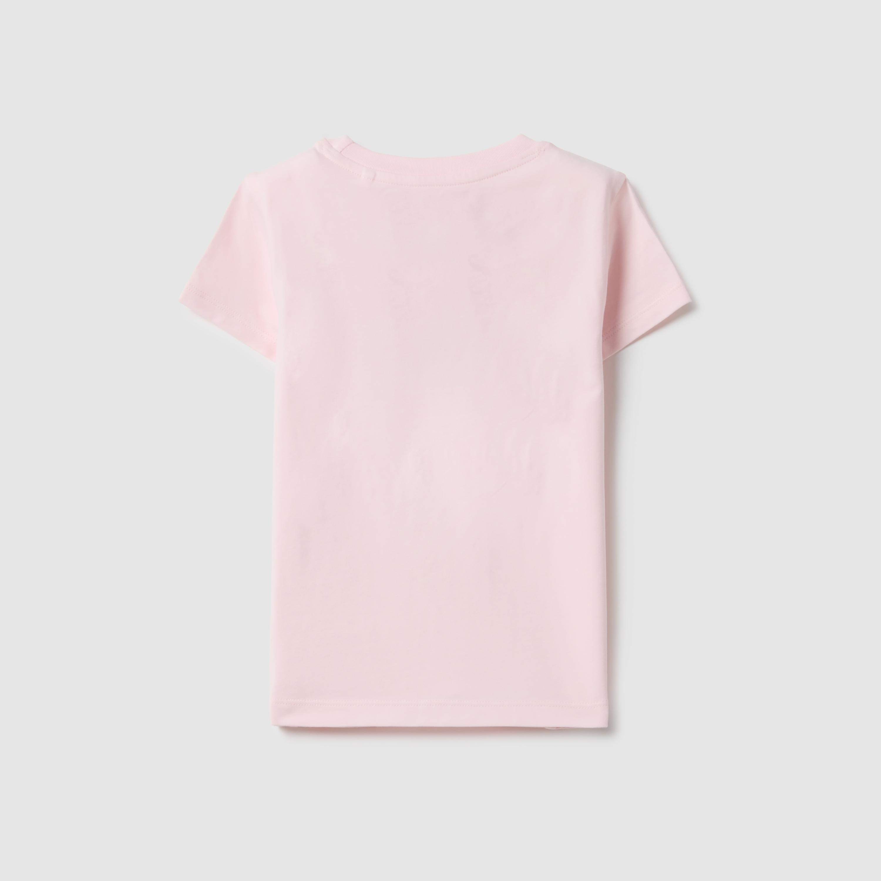 OVS Short Sleeves Love Therapy Stars Embroidered T-Shirt-girls-clothing-tshirts-image-2