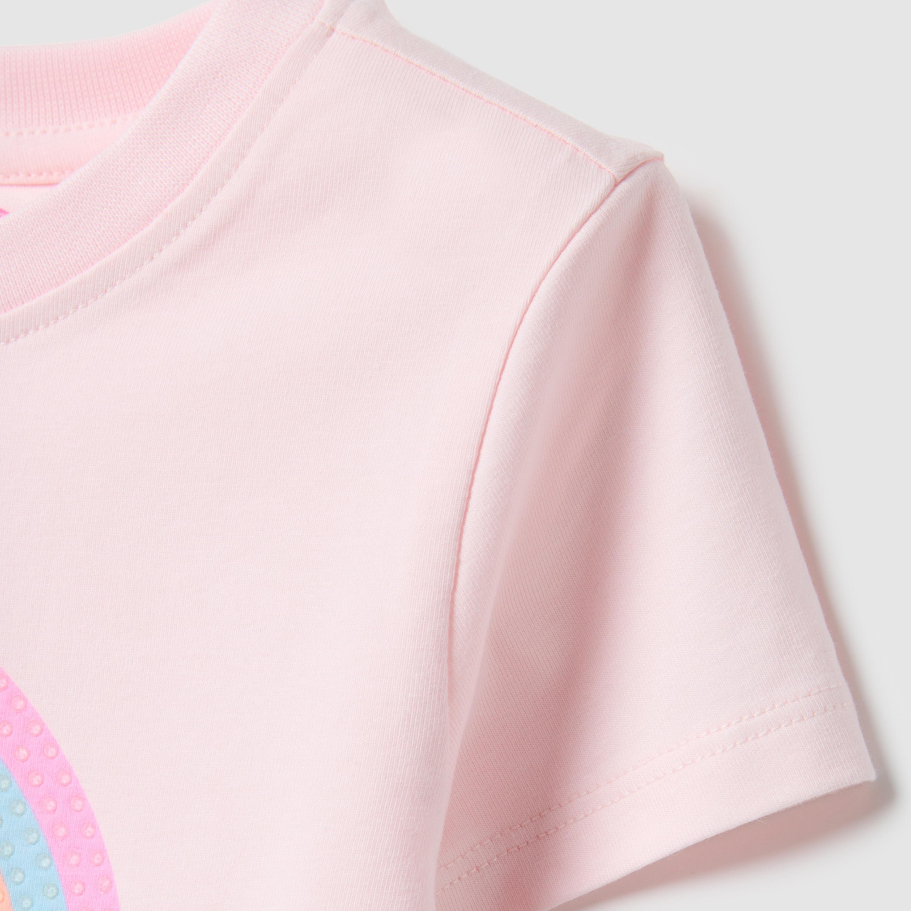OVS Short Sleeves Love Therapy Stars Embroidered T-Shirt-girls-clothing-tshirts-image-4