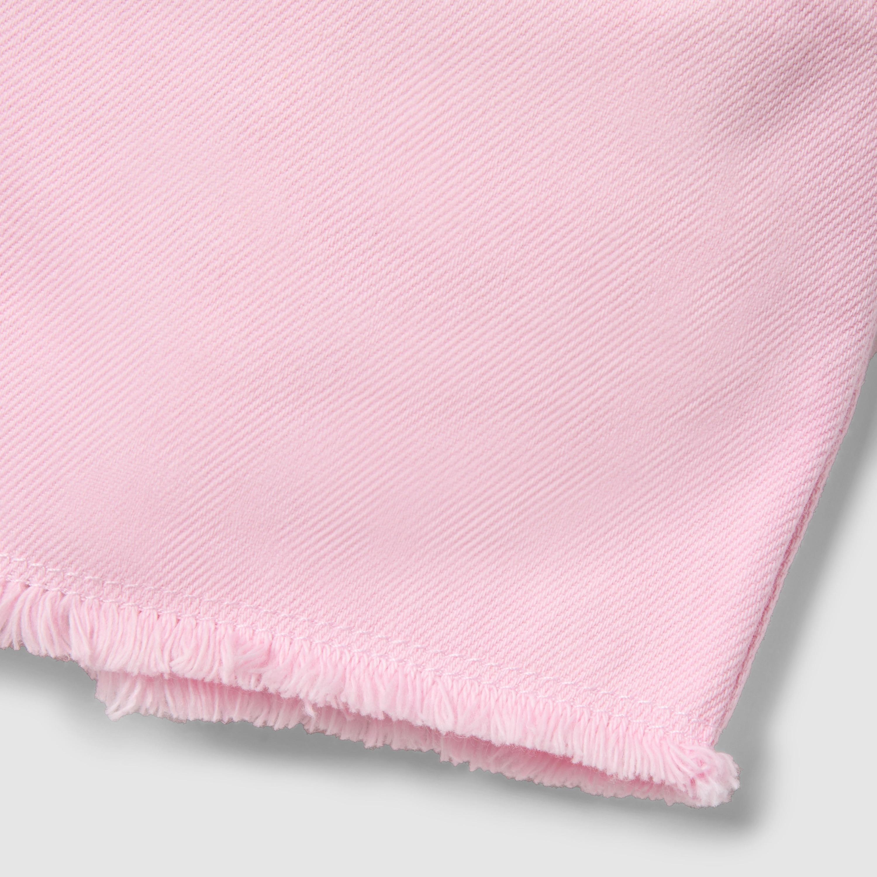 شورت سادة بجيوب وتفاصيل شراشيب من أو في إس-baby-girls-clothing-bottoms-shorts-image-4