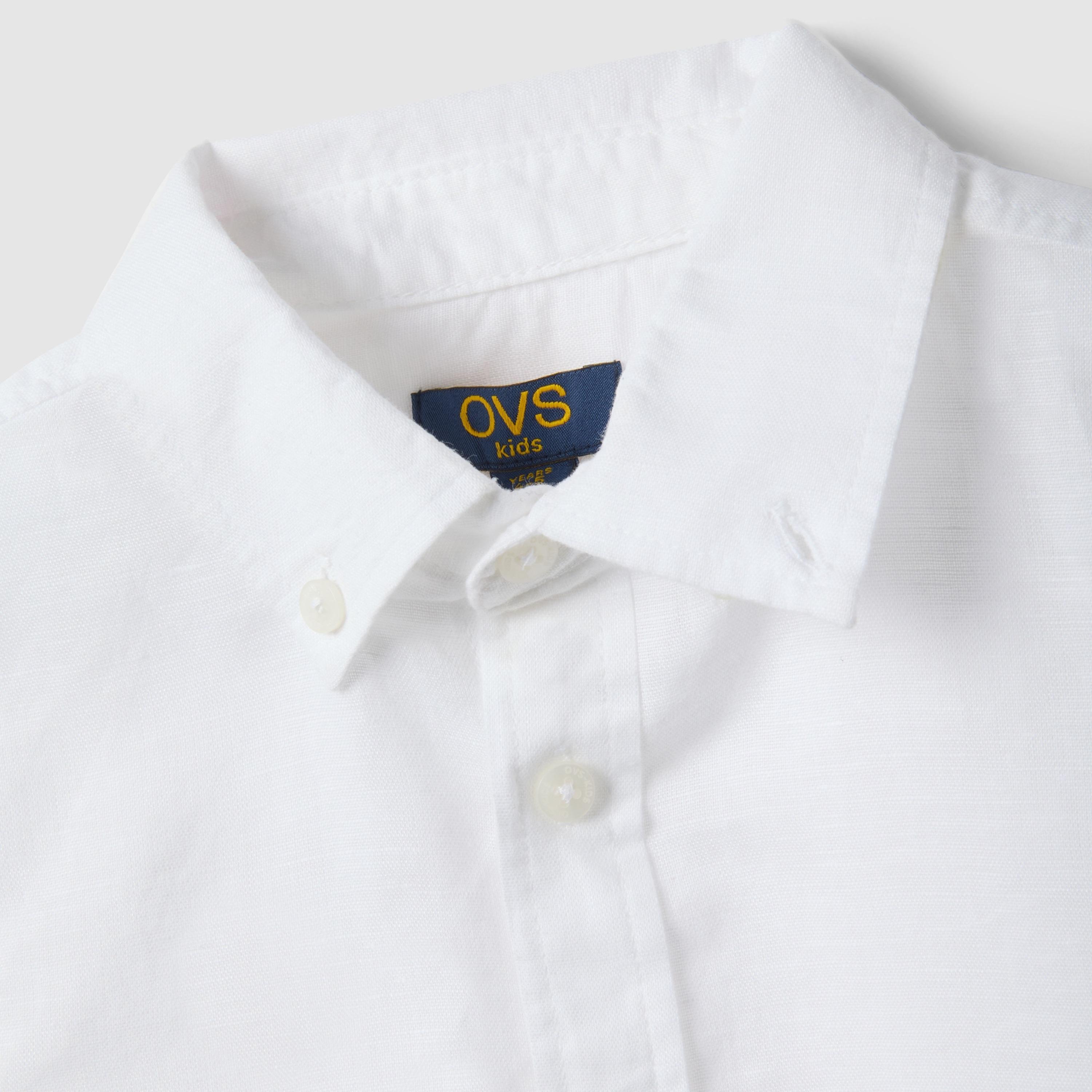 قميص سادة بأكمام كاملة من أو في إس-boys-clothing-shirts-image-3