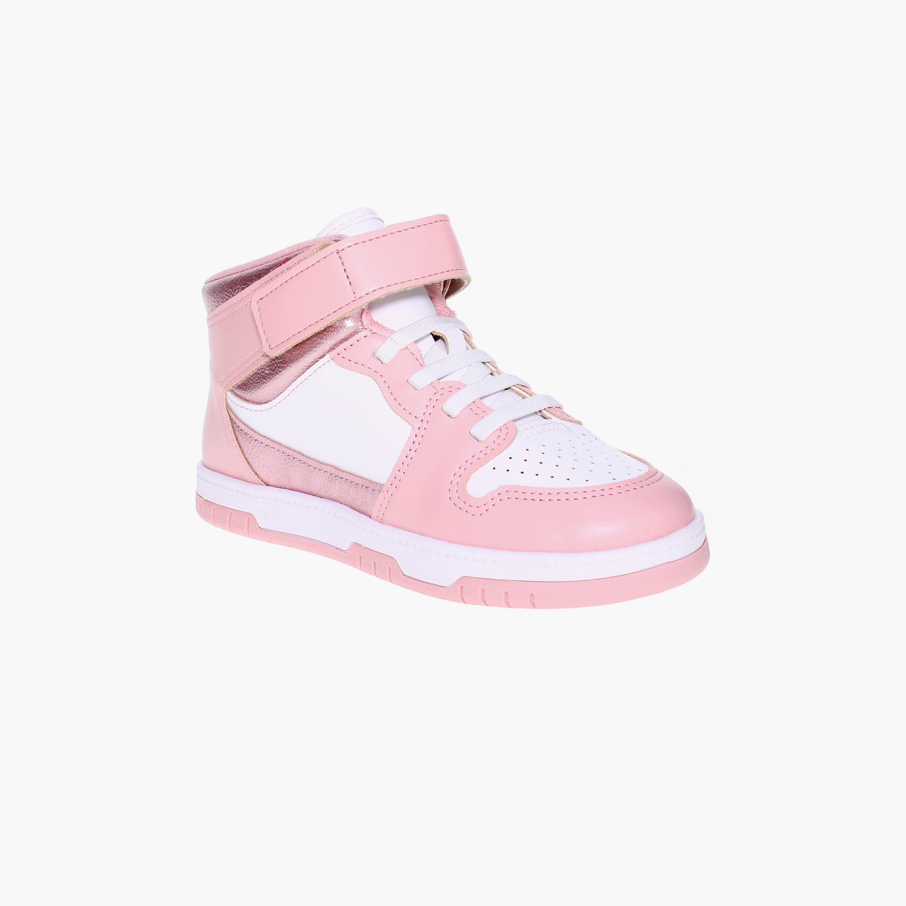 مولكينها- حذاء رياضي للبنات بقصّة عالية وشريط لاصق | 2562-109-27574-96661-girls-shoes-sneakers-image-1