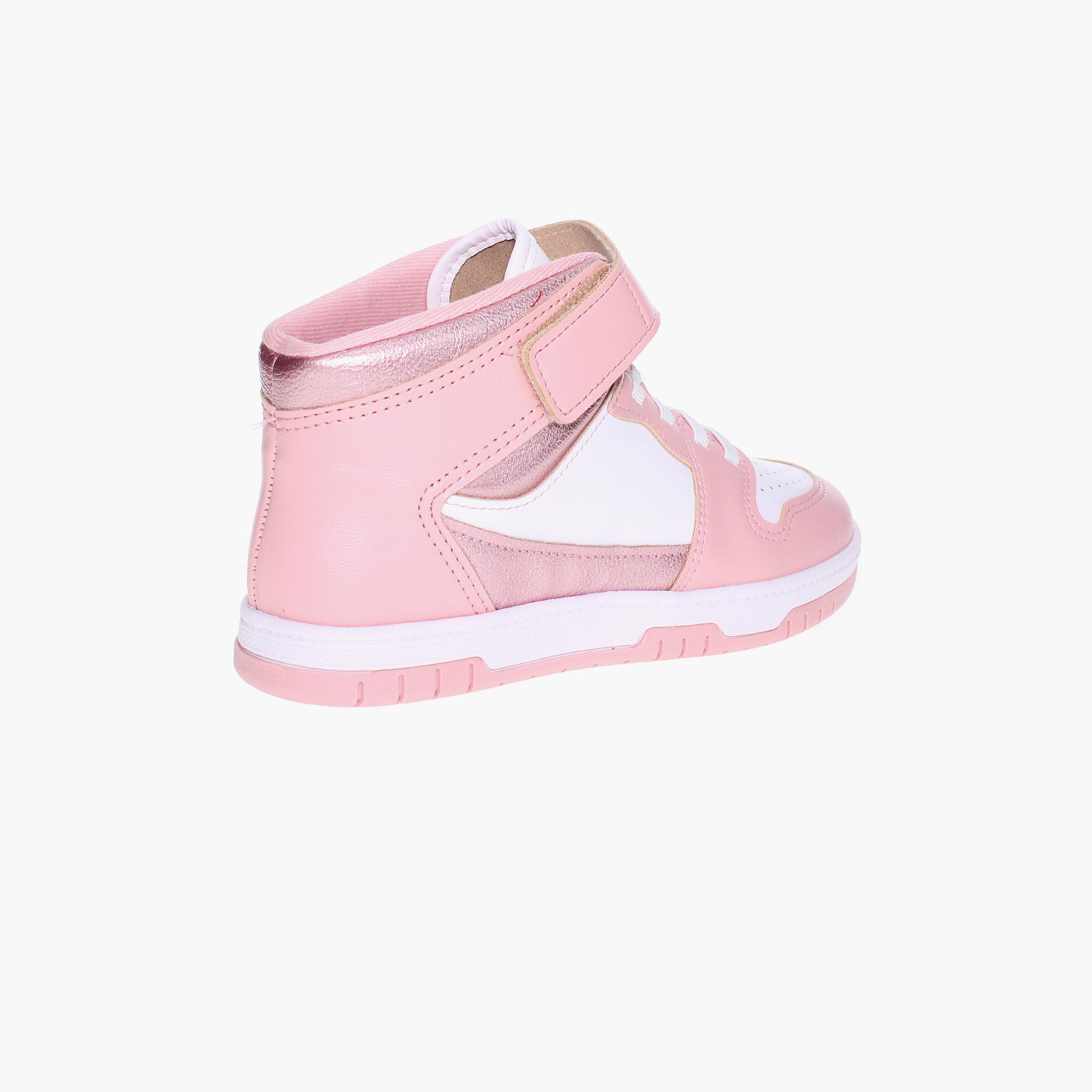 مولكينها- حذاء رياضي للبنات بقصّة عالية وشريط لاصق | 2562-109-27574-96661-girls-shoes-sneakers-image-3
