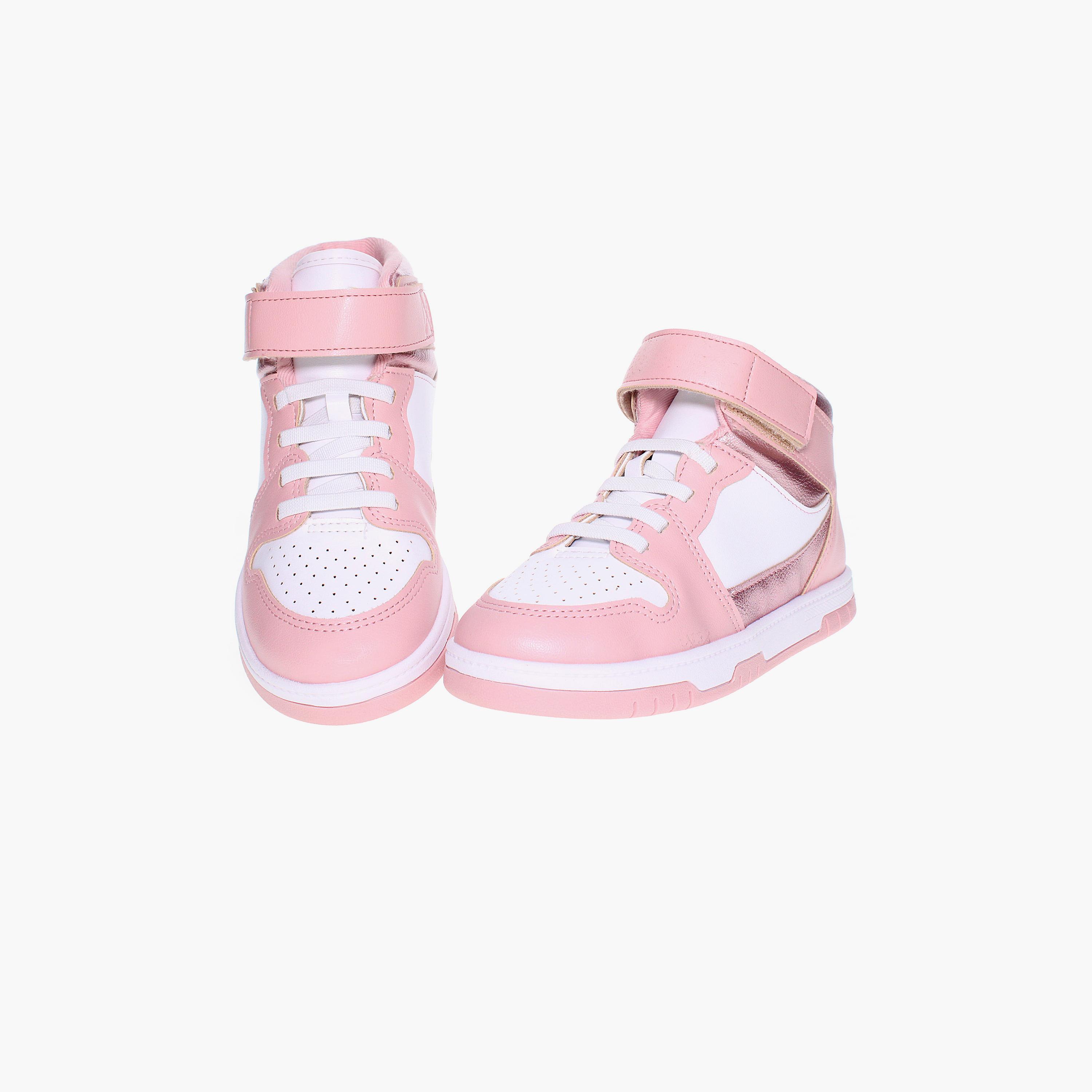 مولكينها- حذاء رياضي للبنات بقصّة عالية وشريط لاصق | 2562-109-27574-96661-girls-shoes-sneakers-image-5