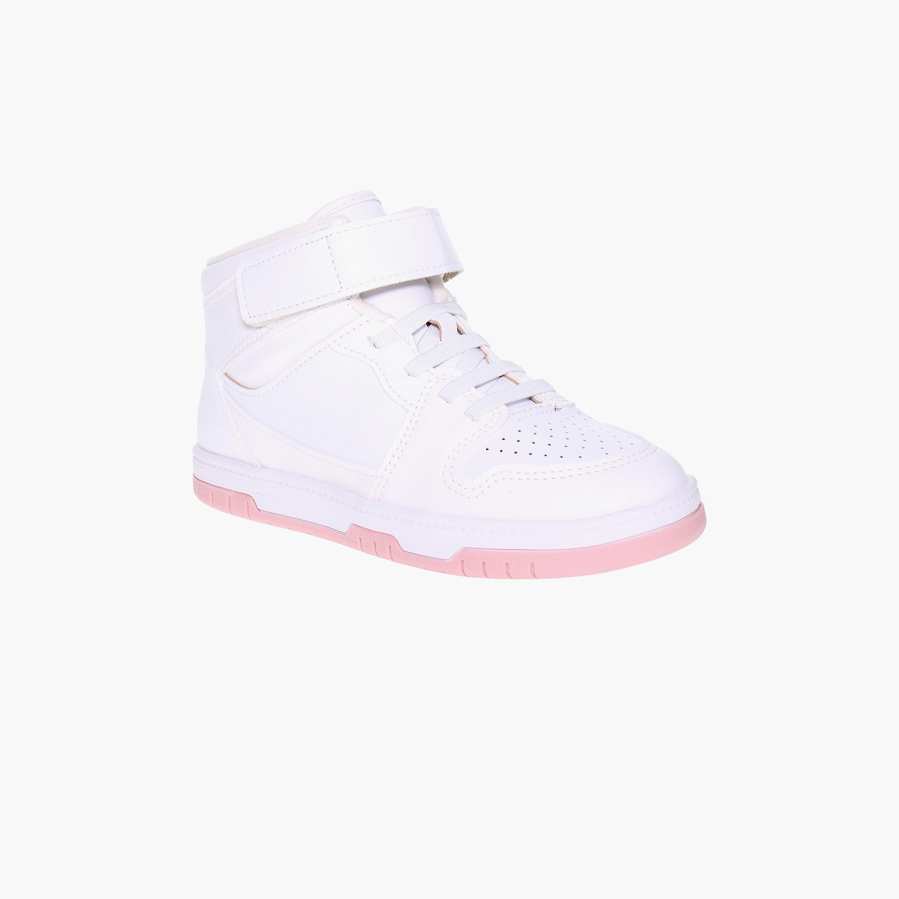 Molekinha by Geoomnii Girl's Hook & Loop High Cut Sneakers | 2562-109-9569-16072      -girls-shoes-sneakers-image-1