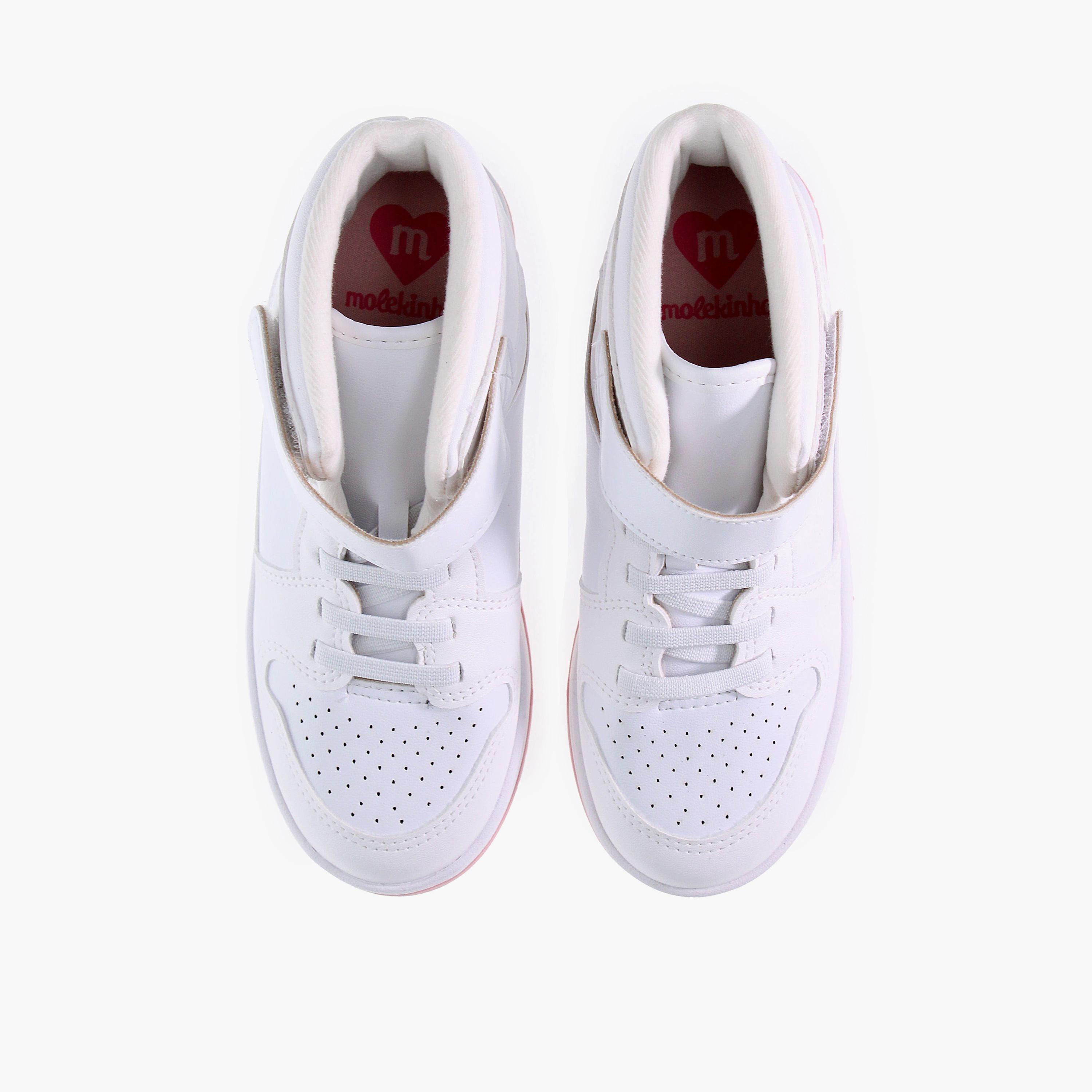 Molekinha by Geoomnii Girl's Hook & Loop High Cut Sneakers | 2562-109-9569-16072      -girls-shoes-sneakers-image-4