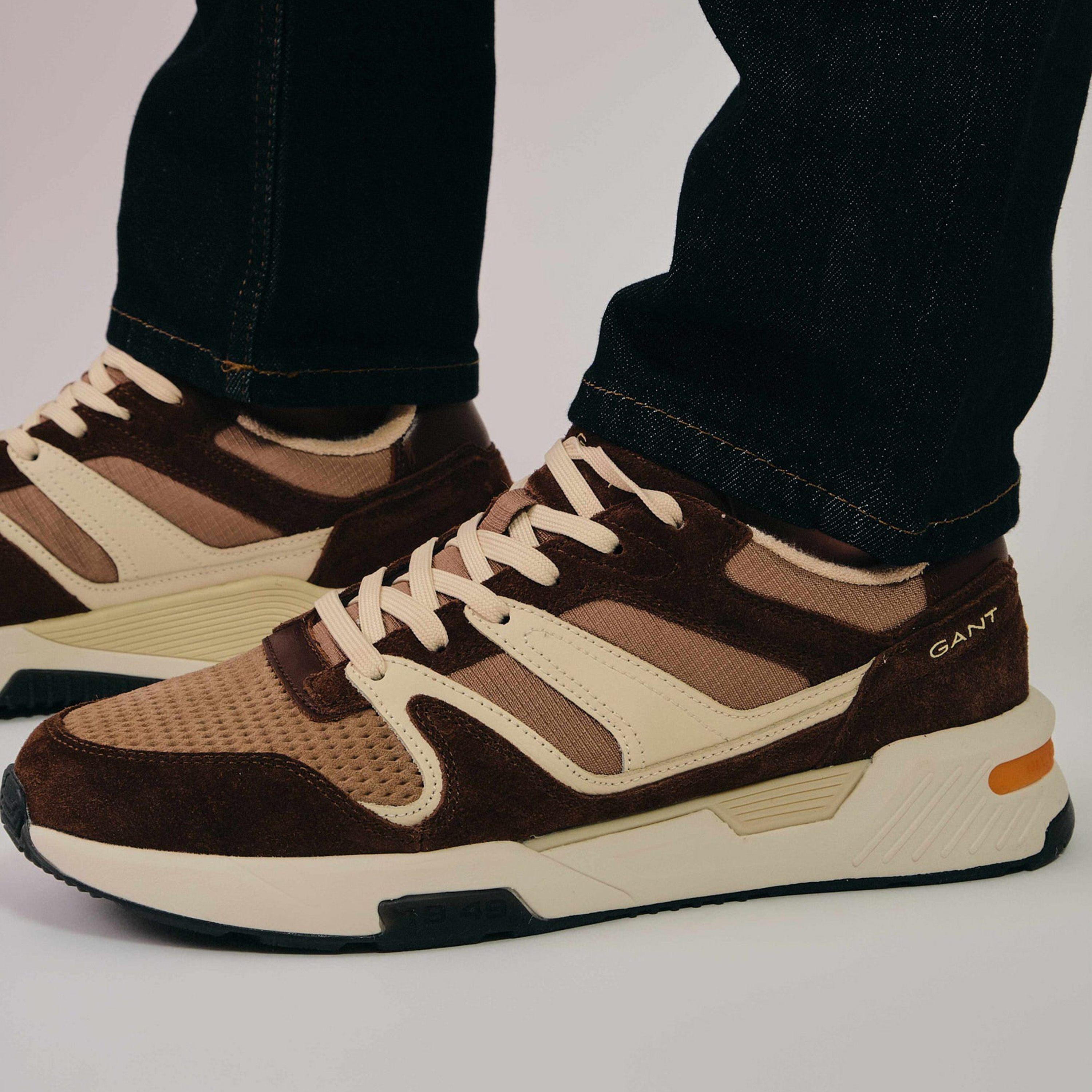 حذاء رياضي رجالي من Gant برباط علوي كارست منخفض الأعلى | 25633233-غان-men-shoes-sneakers-image-3