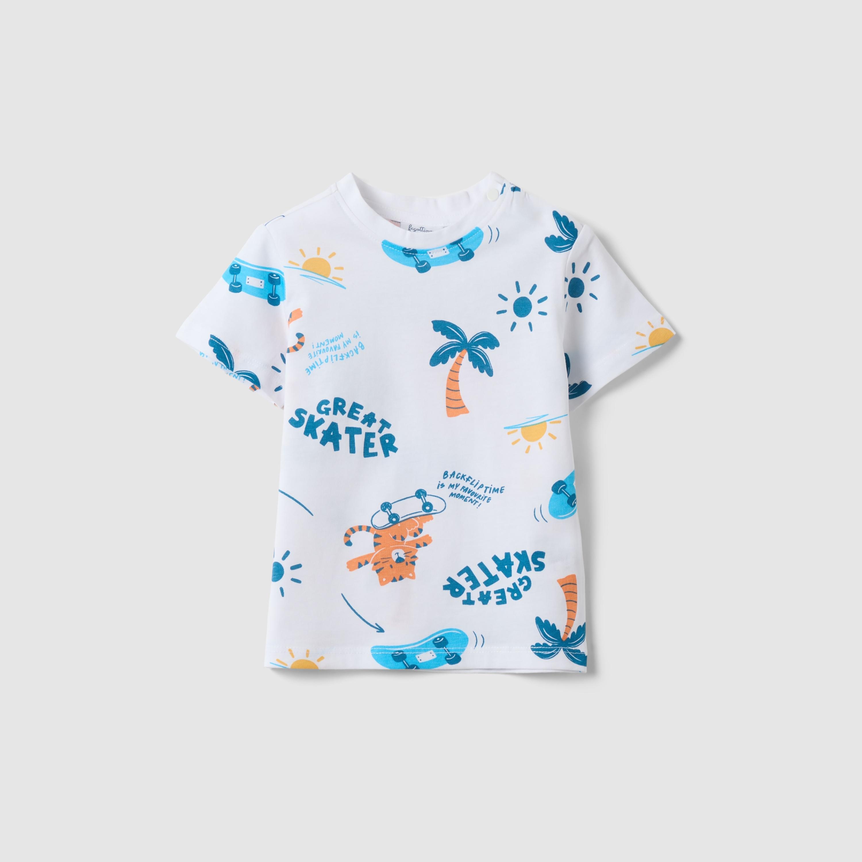 OVS Short Sleeves Great Skater Printed T-Shirt-boys-clothing-tshirtsandpolos-image-1