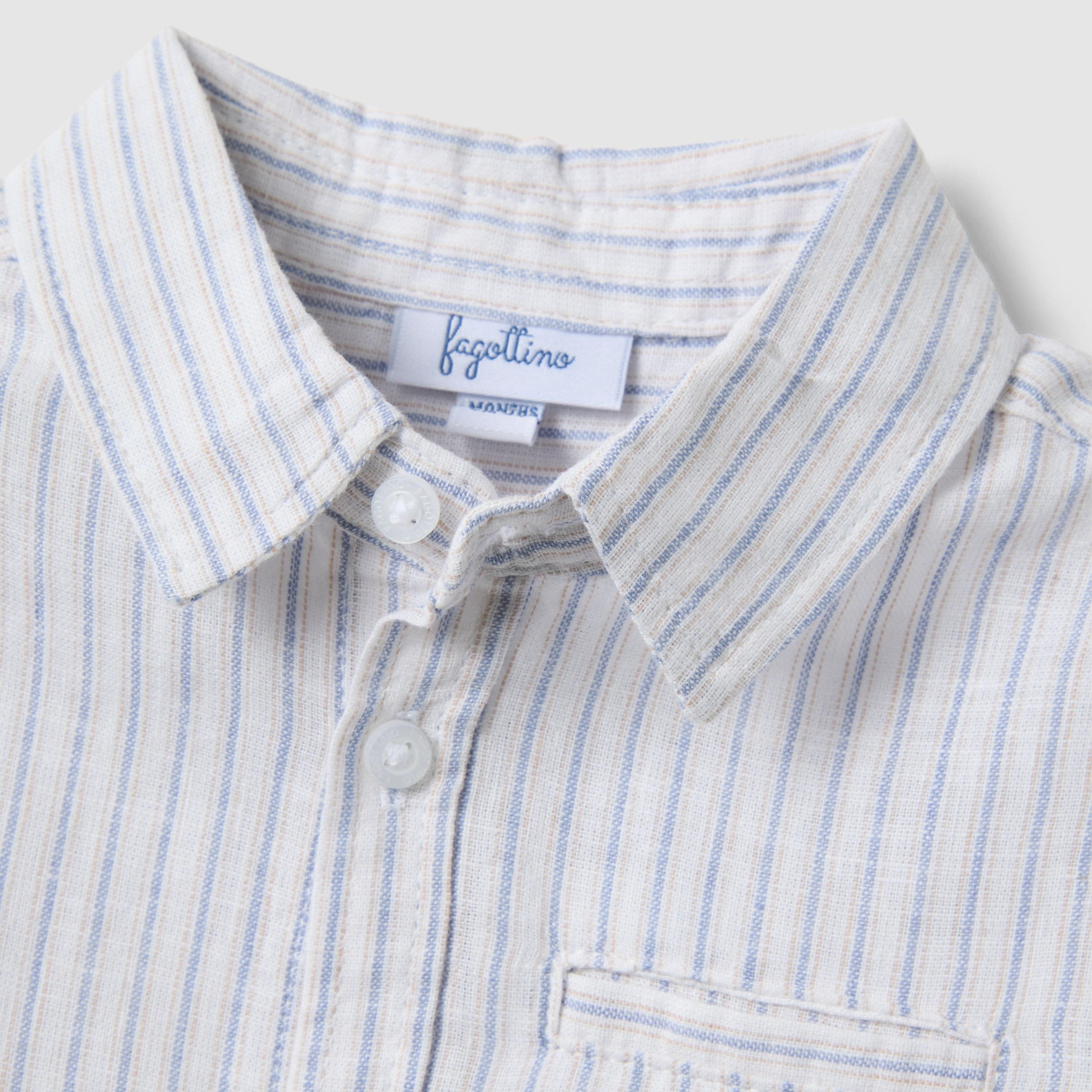 OVS Stripped Full Sleeves Shirt-boys-clothing-shirts-image-4
