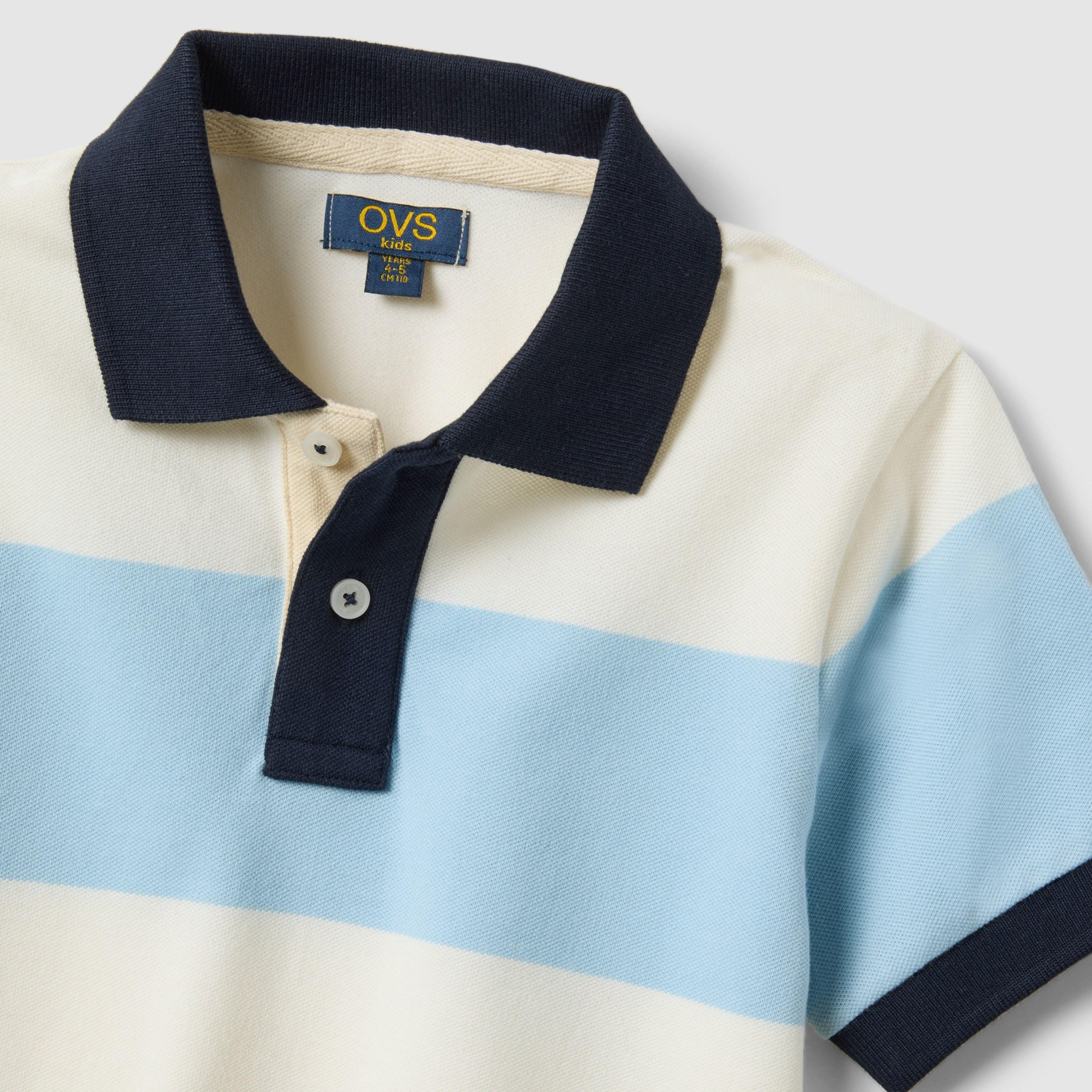 OVS Short Sleeves Striped Polo T-Shirt-boys-clothing-tshirtsandpolos-image-4