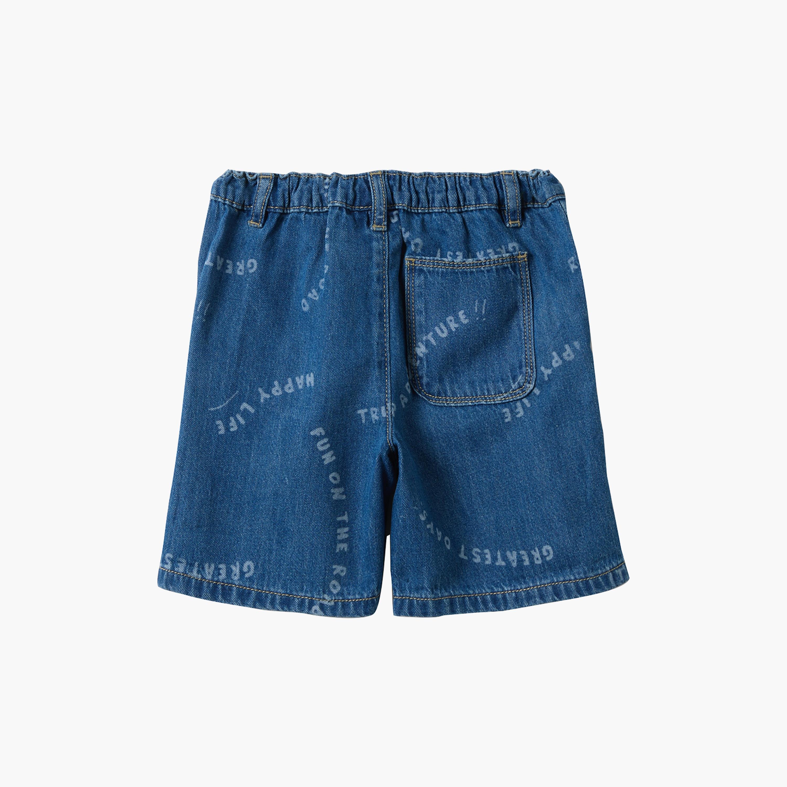 شورت جينز قطني مطبوع وبأزرار من أو في إس-baby-boys-clothing-bottoms-shorts-image-2