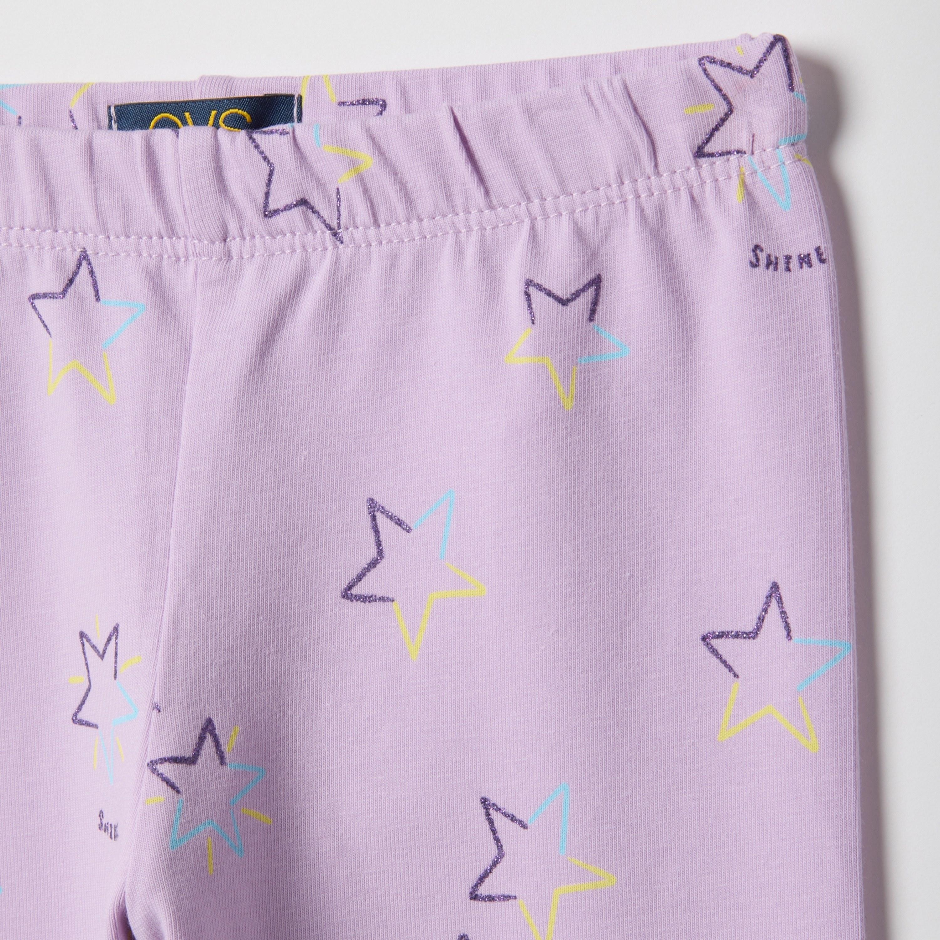 OVS Stars Printed Elasticated Leggings-girls-clothing-bottoms-leggings-image-3