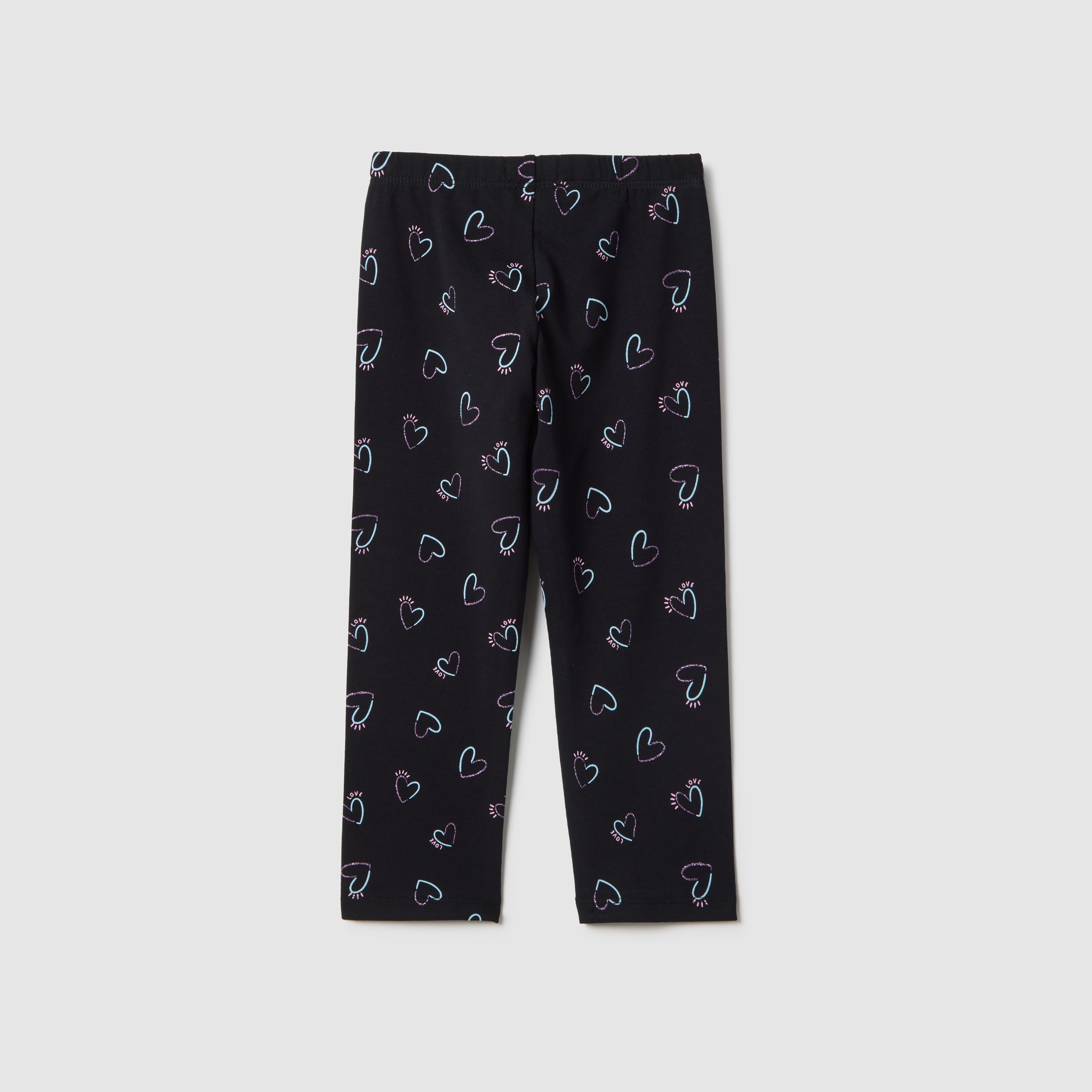 OVS Hearts Printed Elasticated Leggings-girls-clothing-bottoms-leggings-image-2