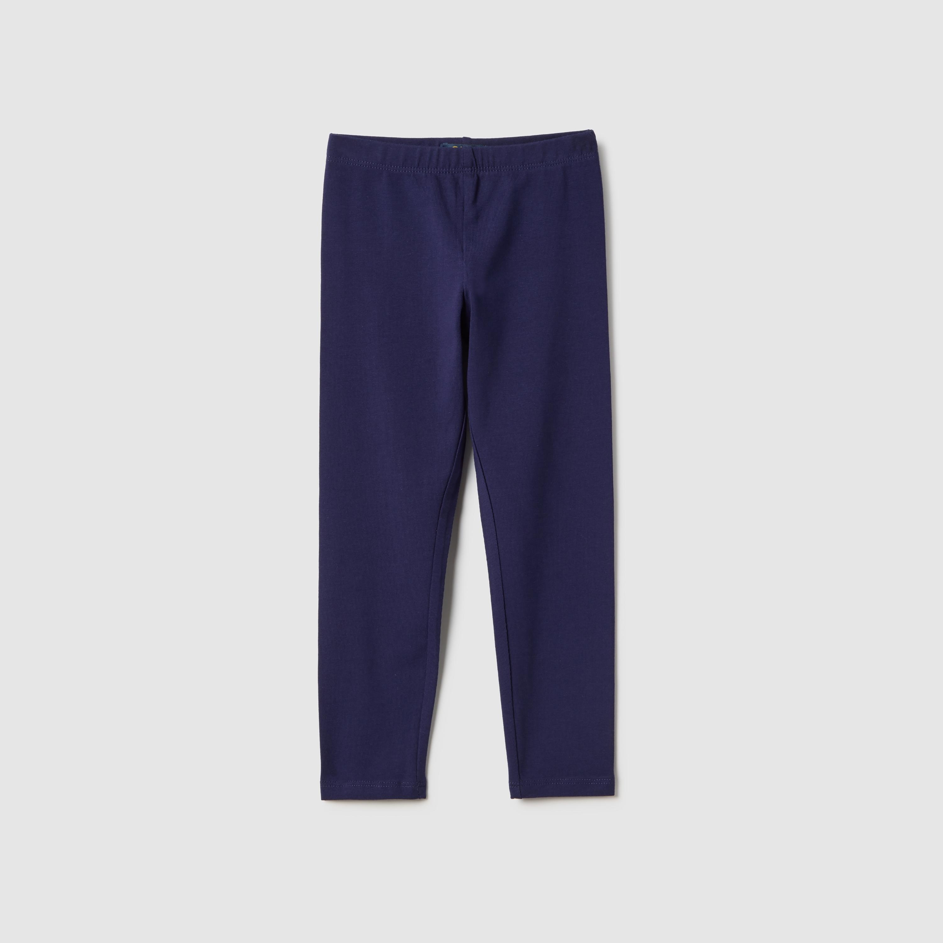 OVS Solid Elasticated Leggings-girls-clothing-bottoms-leggings-image-1