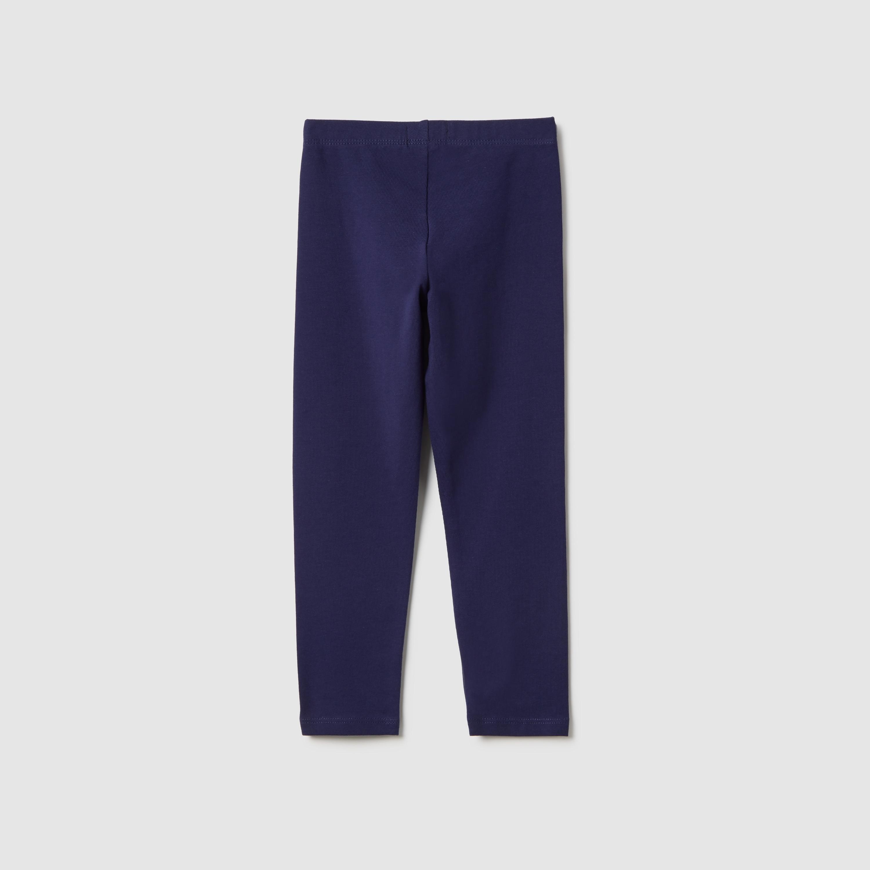 OVS Solid Elasticated Leggings-girls-clothing-bottoms-leggings-image-2