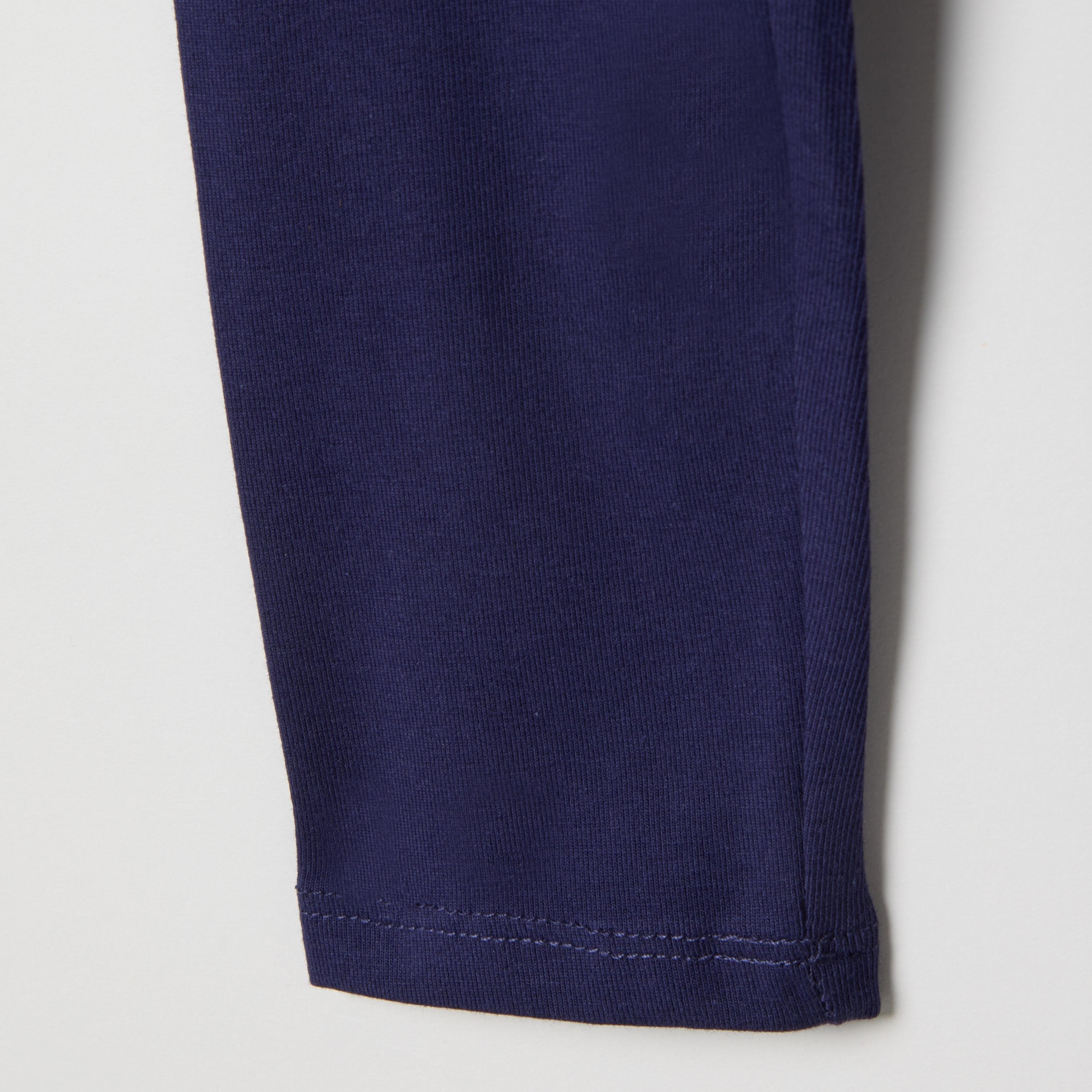 OVS Solid Elasticated Leggings-girls-clothing-bottoms-leggings-image-4