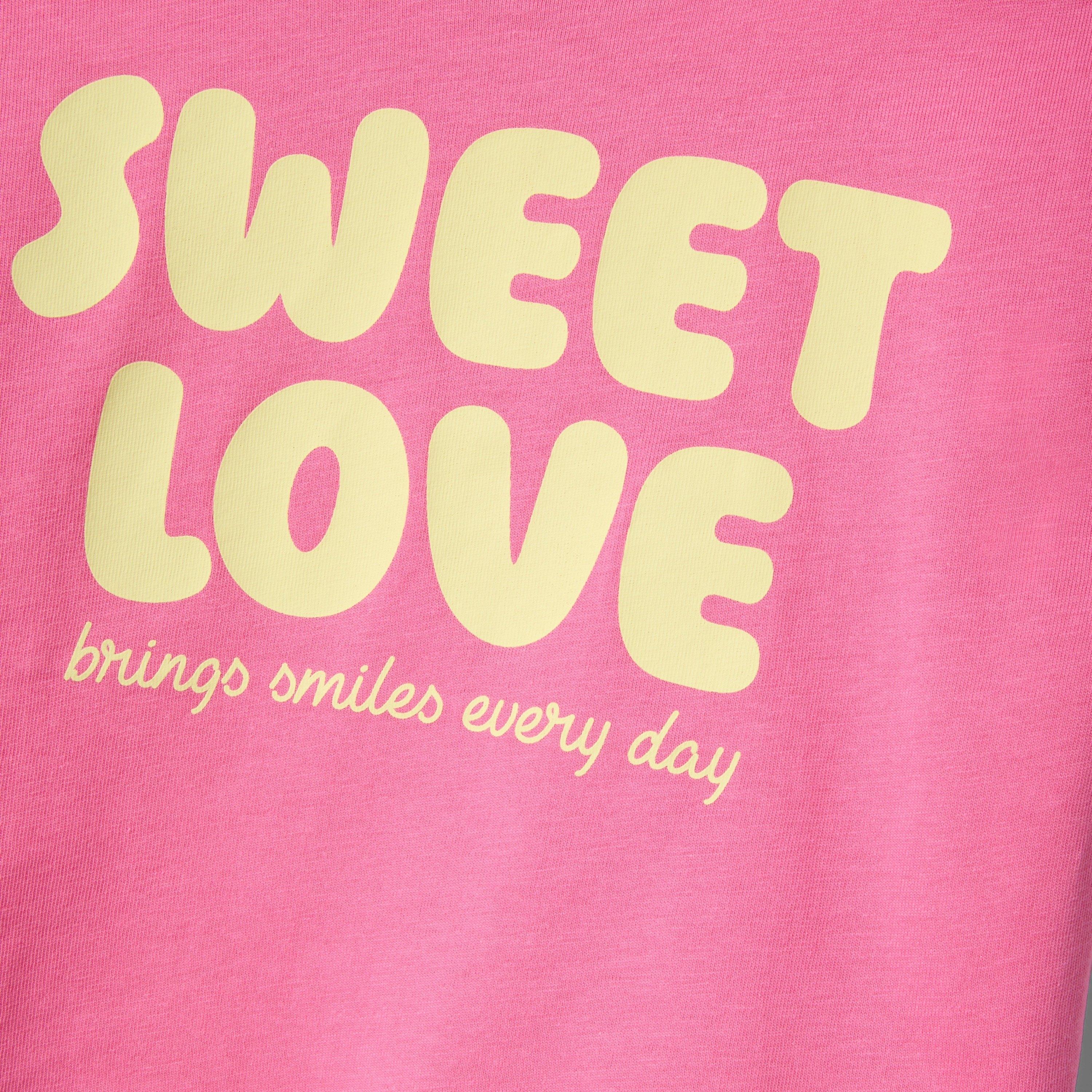 OVS Short Sleeves Sweet Love Graphic T-Shirt-girls-clothing-tshirts-image-4