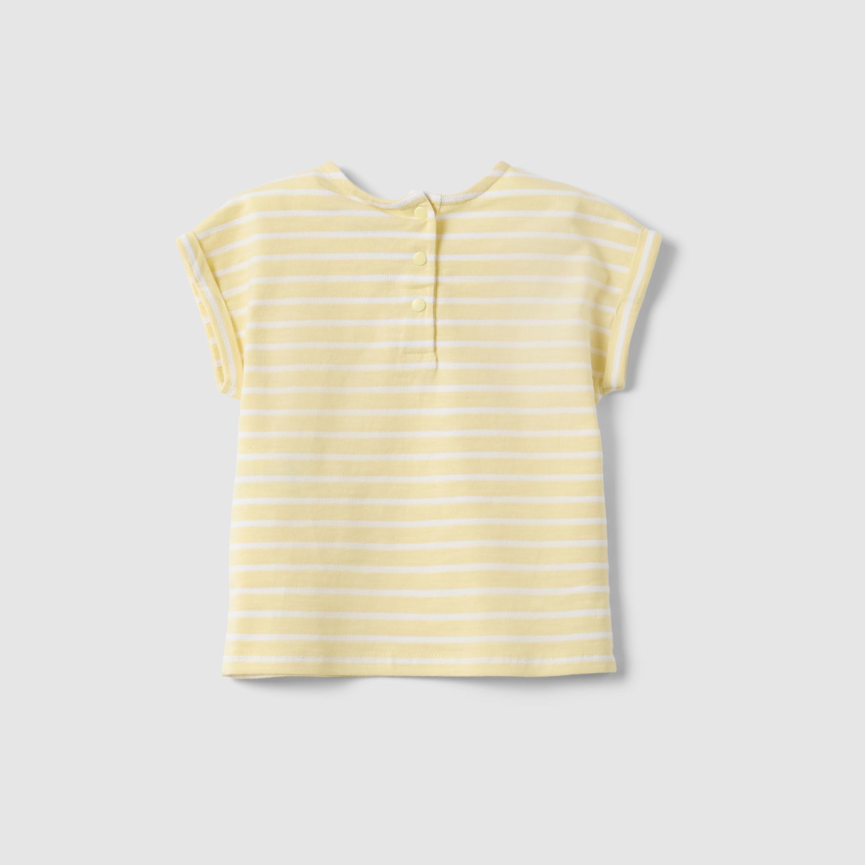 OVS Short Sleeves Striped Round Neck T-Shirt-girls-clothing-tshirts-image-2