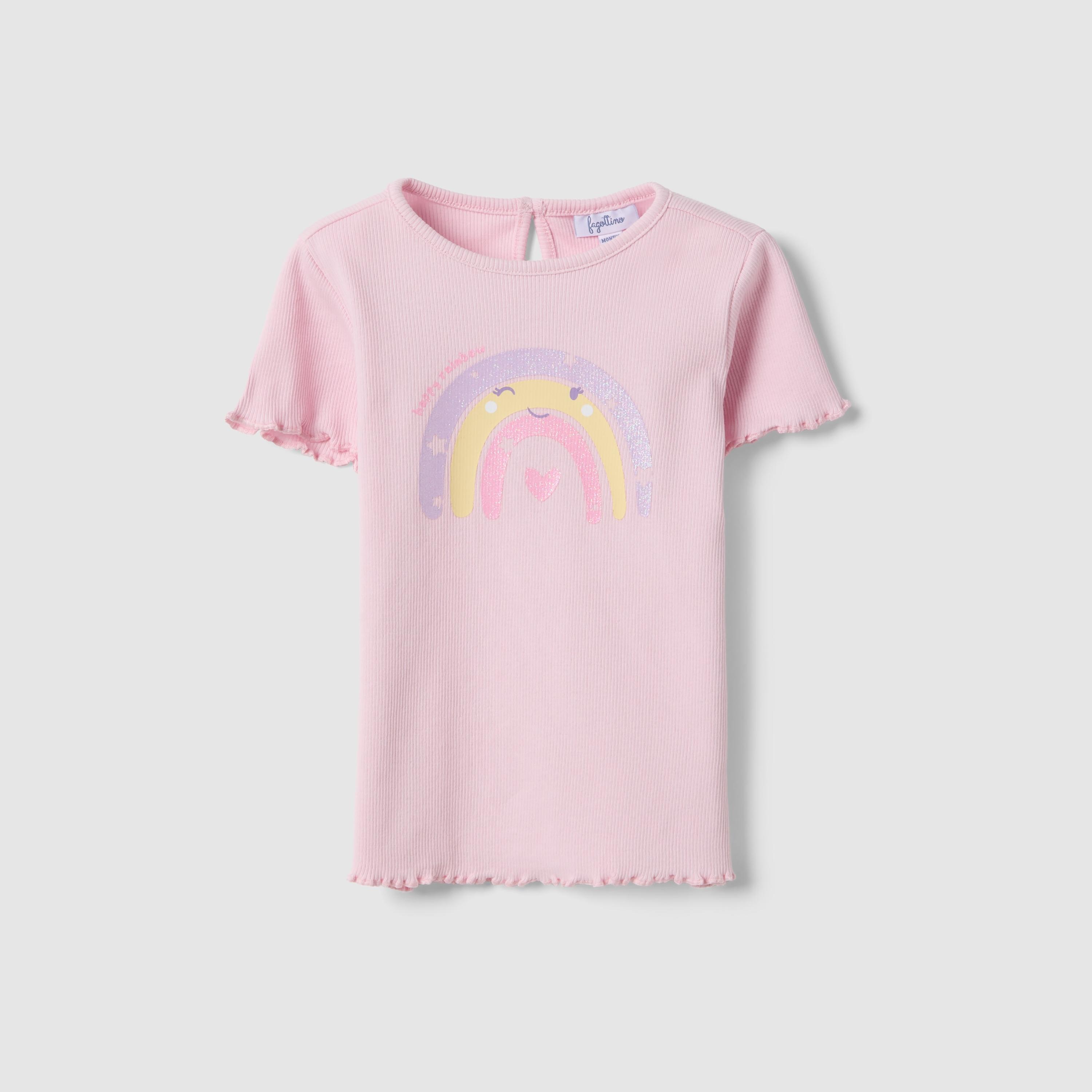 OVS Short Sleeves Wink Graphic T-Shirt-girls-clothing-tshirts-image-1