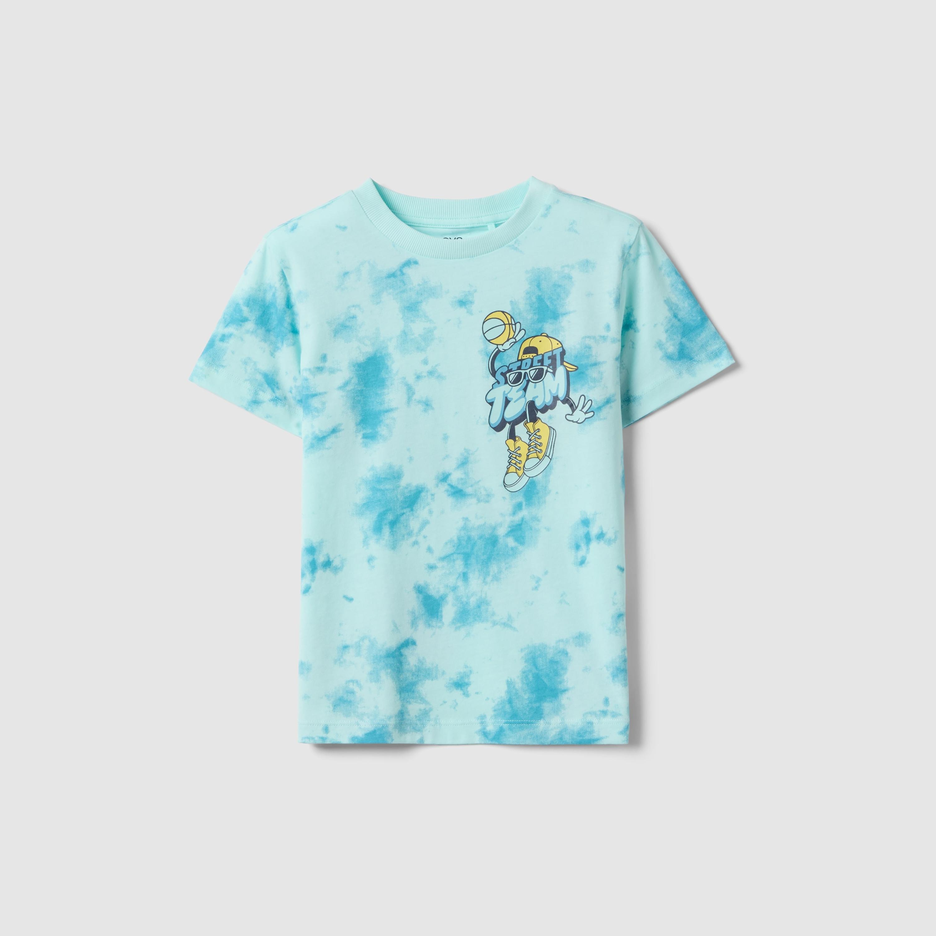 تيشيرت غرافيك أكمام قصيرة بتصميم ستريت تيم من أو في إس-boys-clothing-tshirtsandpolos-image-1