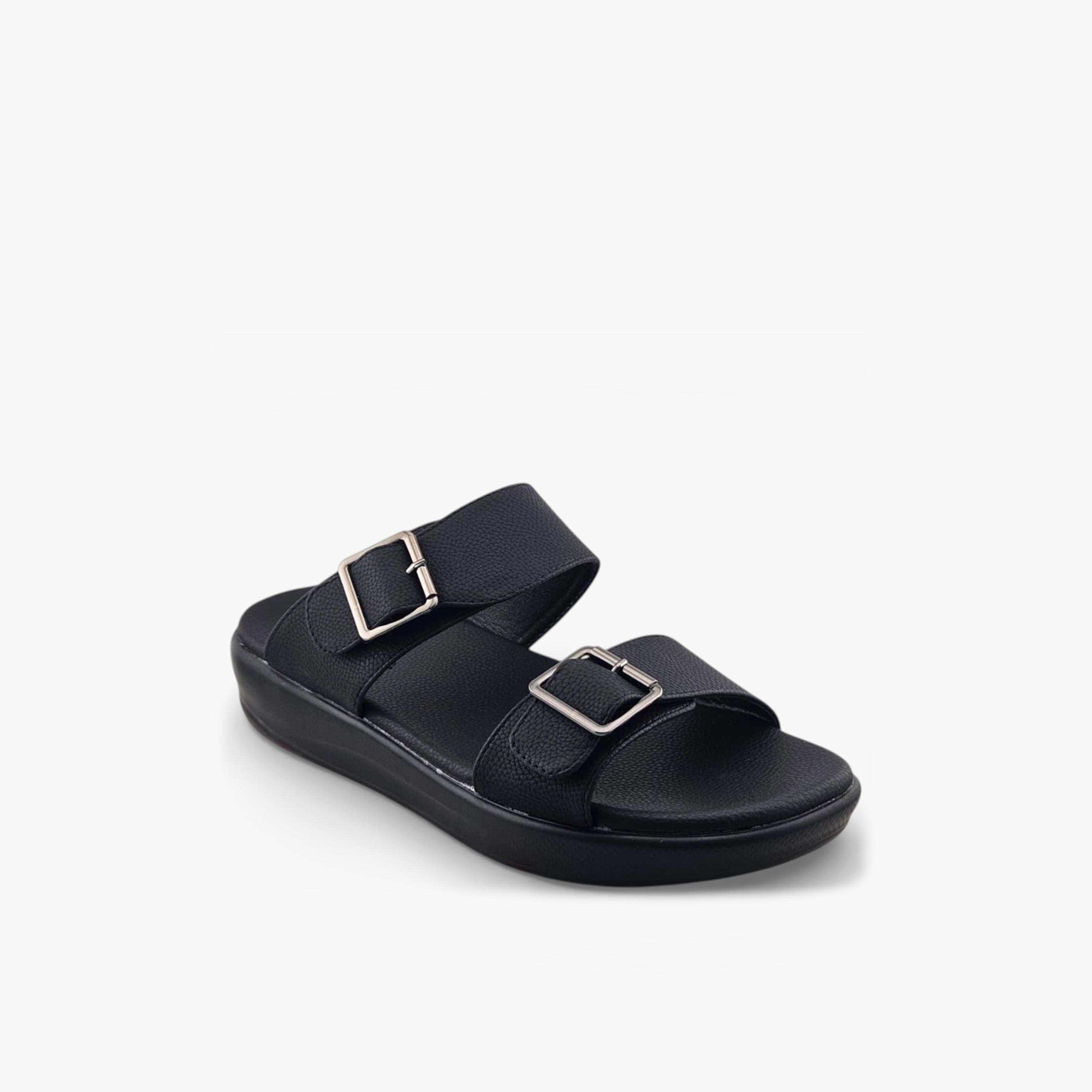 Al Fanoos Men's Slip On Pure Prestige Arabic Sandals | 2602802-men-shoes-sandals-image-1