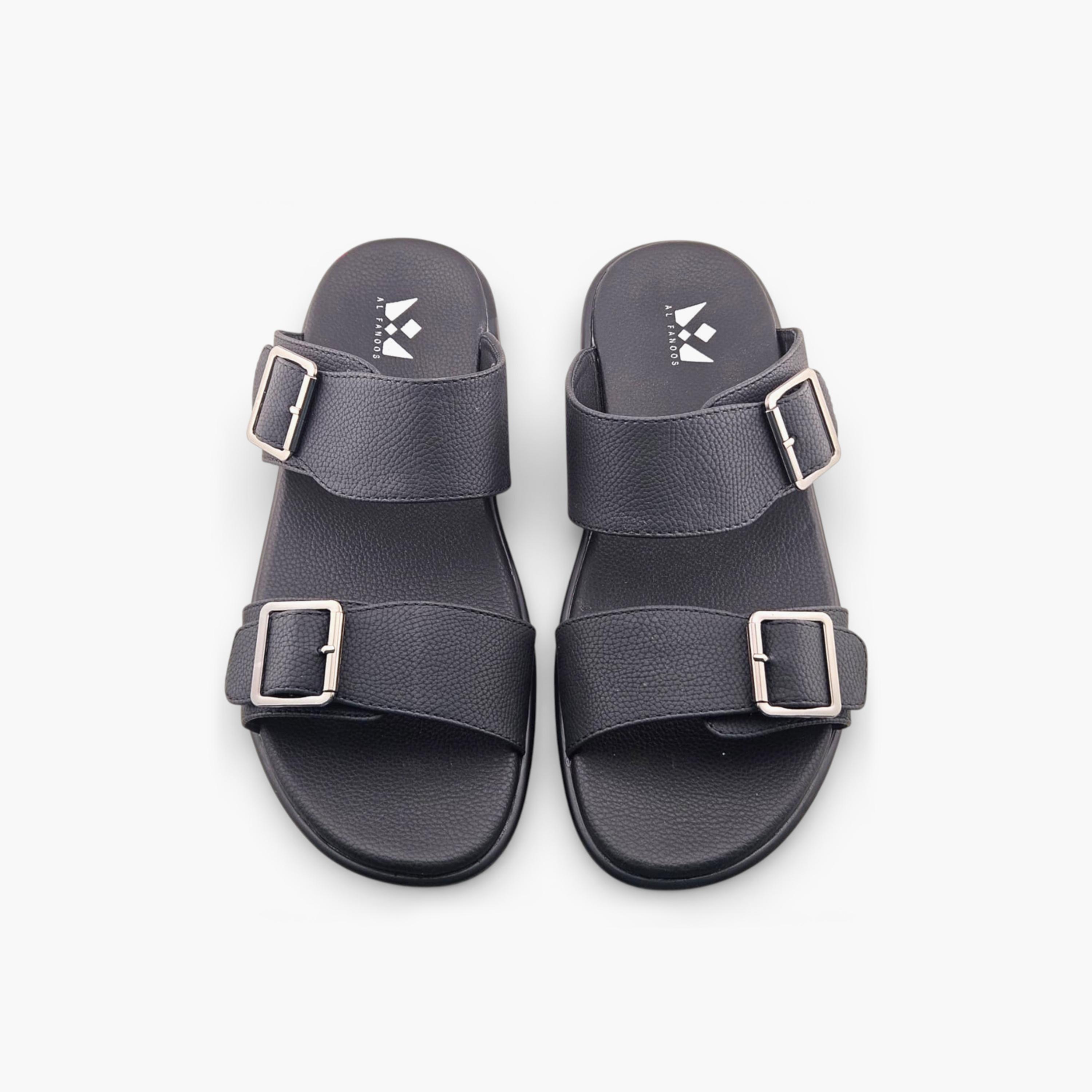 Al Fanoos Men's Slip On Pure Prestige Arabic Sandals | 2602802-men-shoes-sandals-image-5