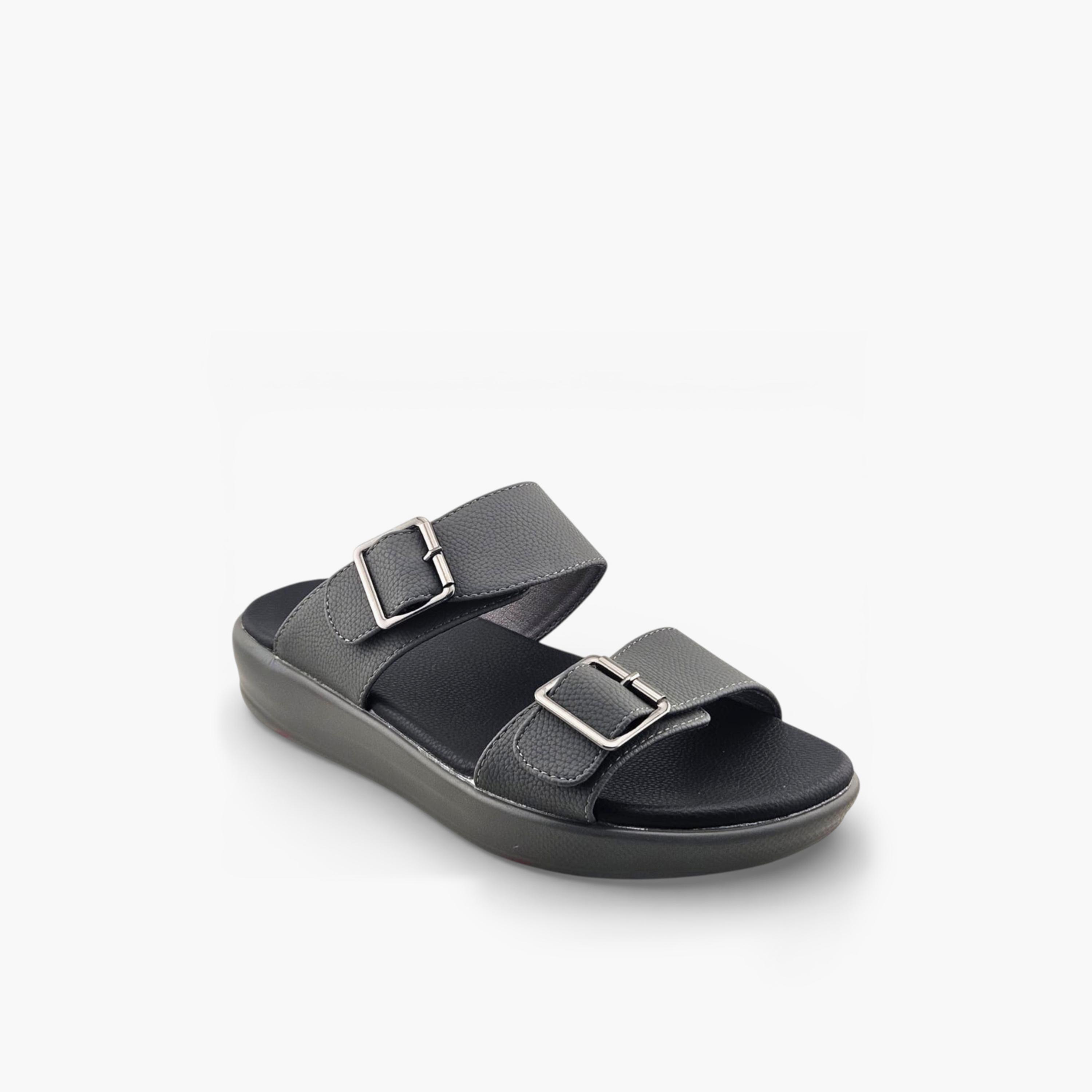 Al Fanoos Men's Slip On Pure Prestige Arabic Sandals | 2602802-men-shoes-sandals-image-1
