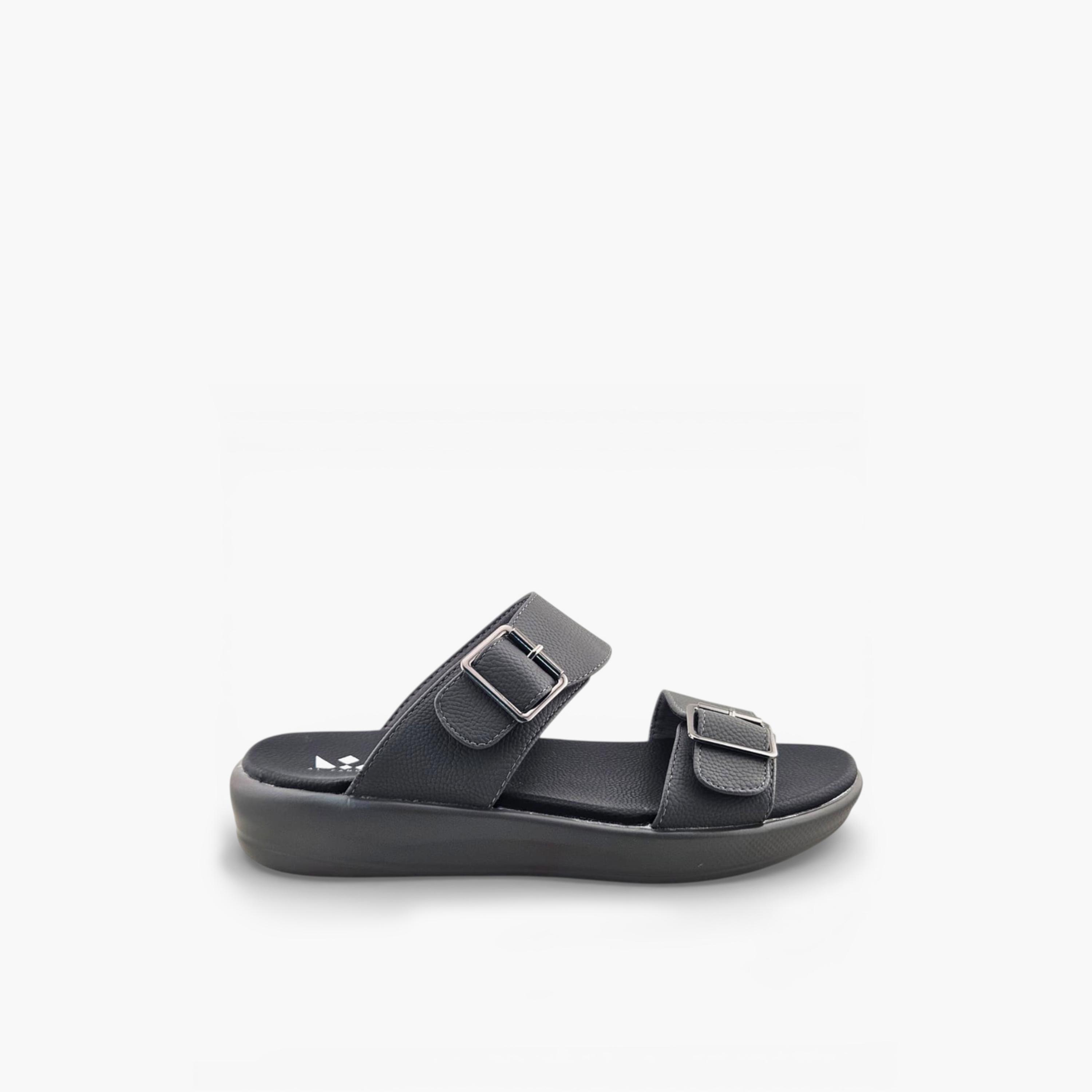Al Fanoos Men's Slip On Pure Prestige Arabic Sandals | 2602802-men-shoes-sandals-image-2