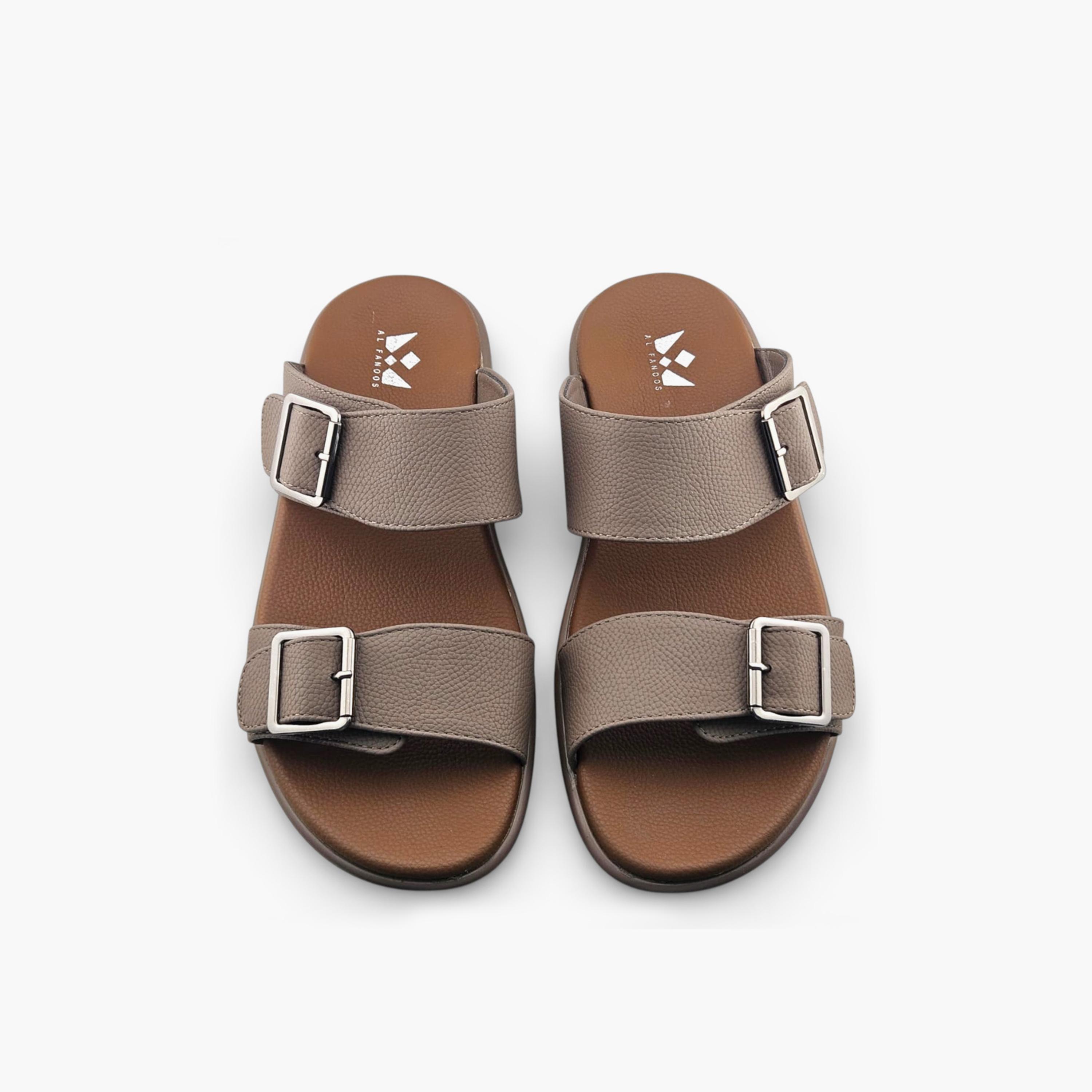 Al Fanoos Men's Slip On Pure Prestige Arabic Sandals | 2602802-men-shoes-sandals-image-3