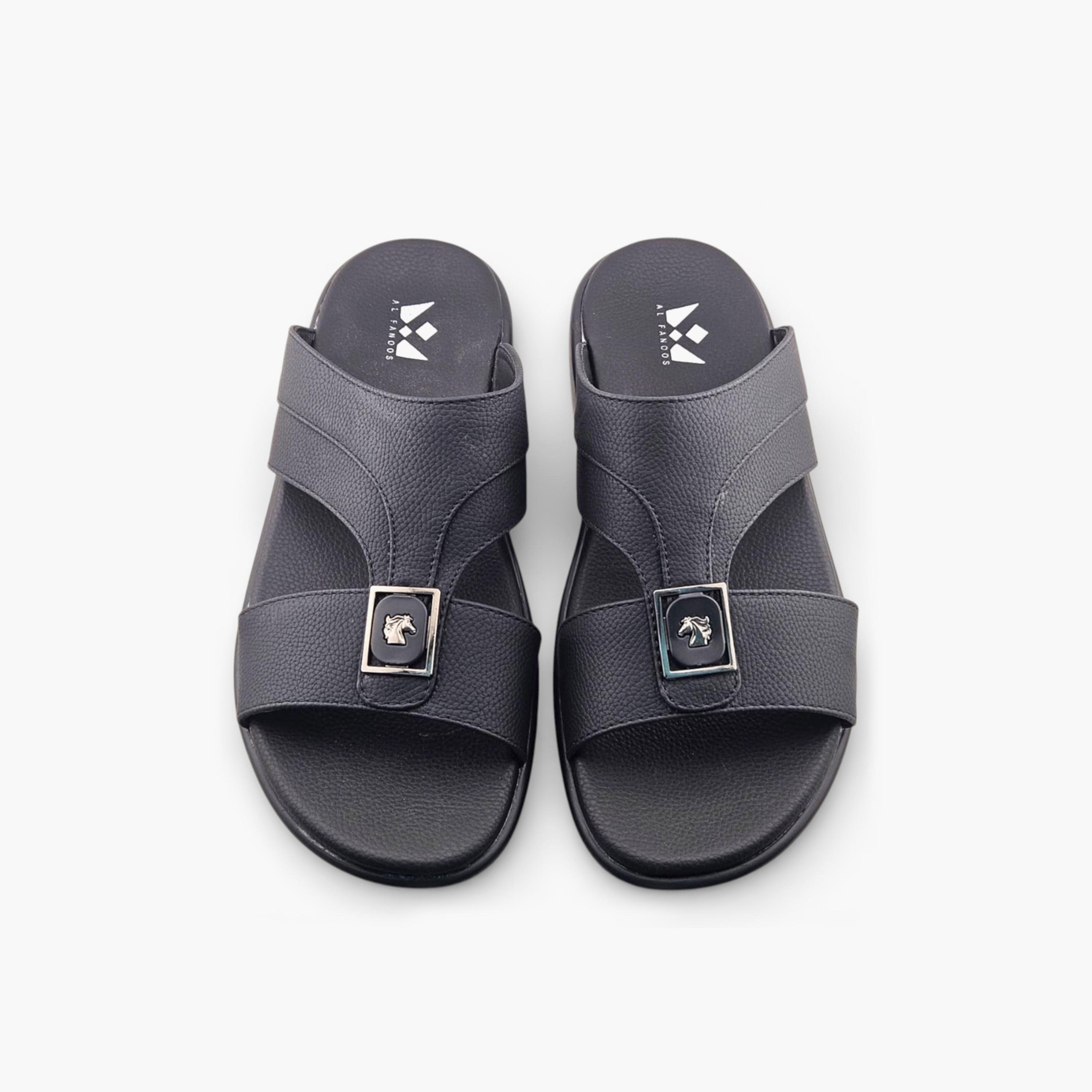 Al Fanoos Men's Slip On Pure Prestige Arabic Sandals | 2602803-men-shoes-sandals-image-4