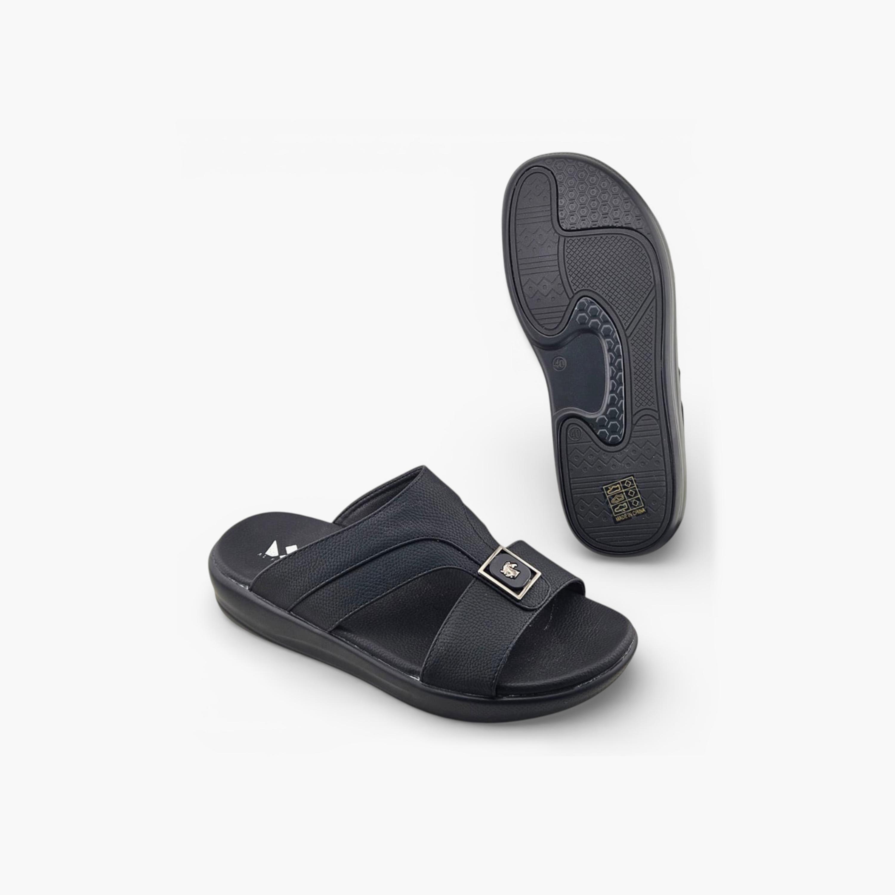 Al Fanoos Men's Slip On Pure Prestige Arabic Sandals | 2602803-men-shoes-sandals-image-5