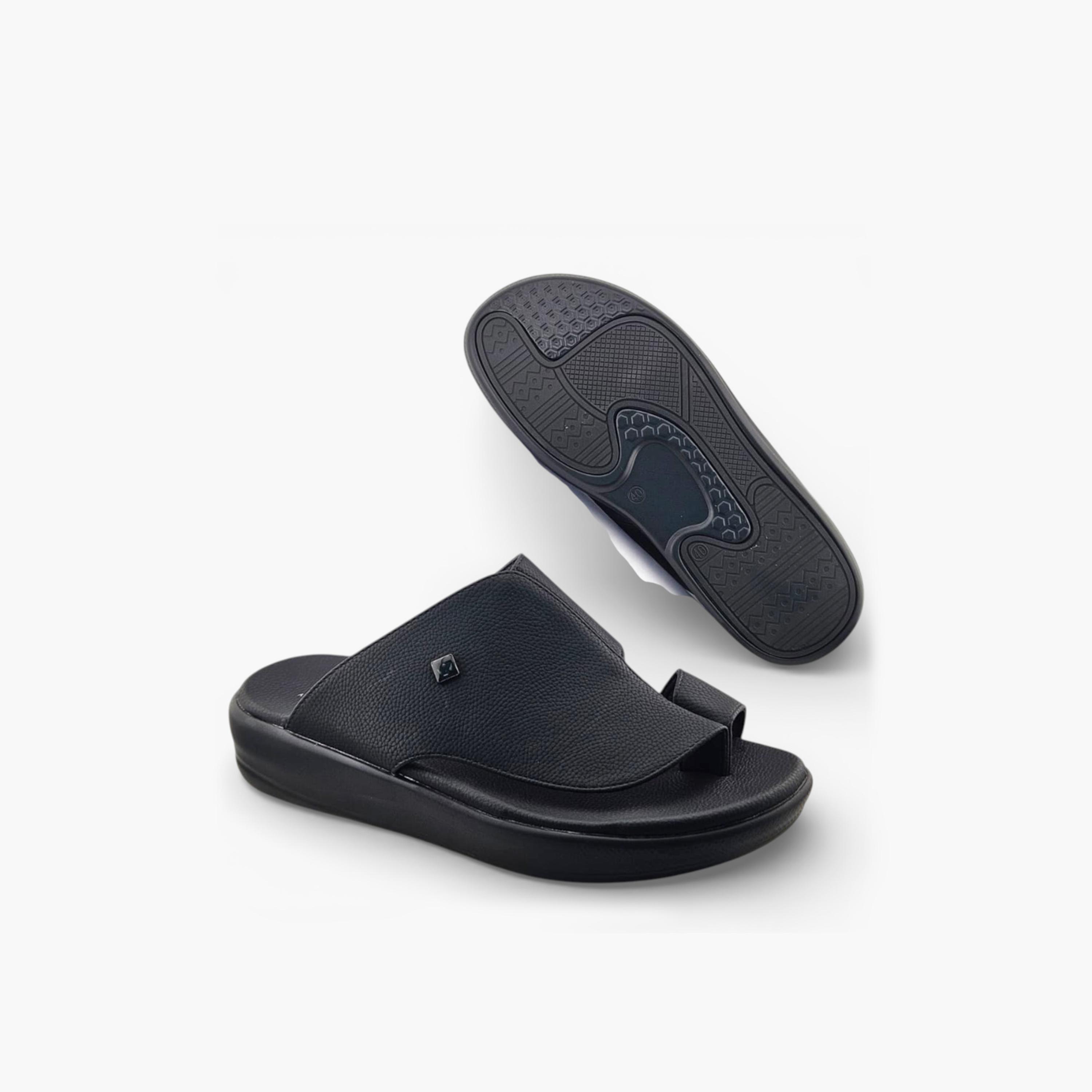 Al Fanoos Men's Slip On Pure Prestige Arabic Sandals | 2602804-men-shoes-sandals-image-5