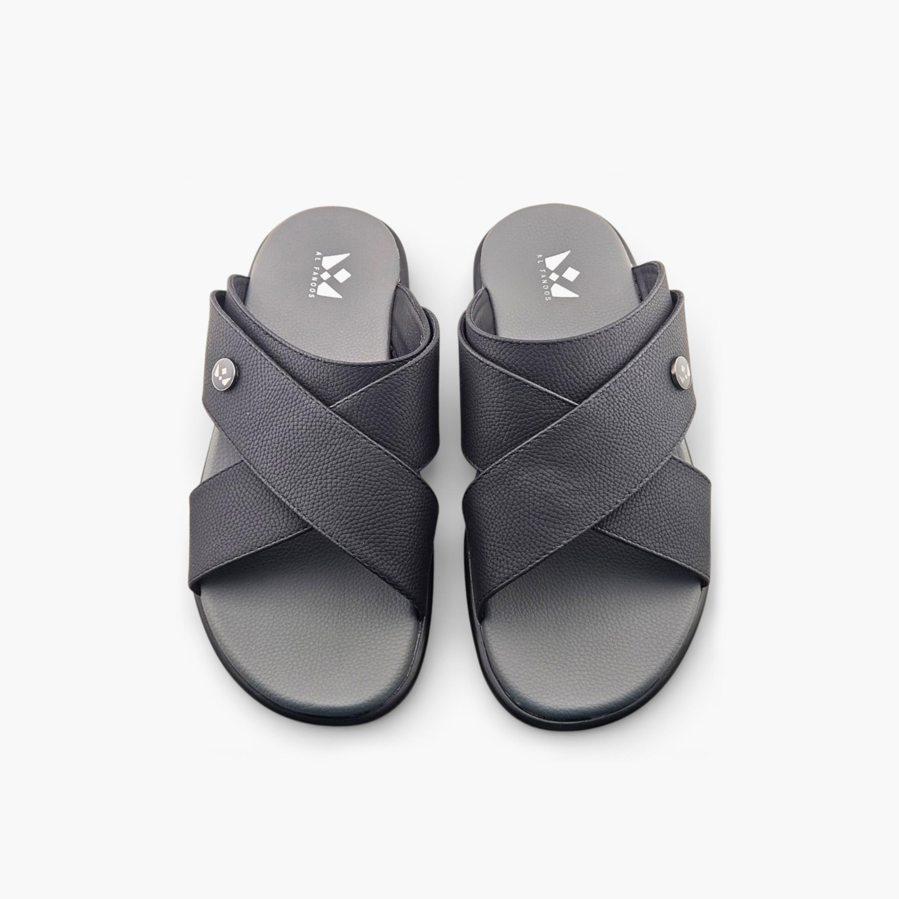 Al Fanoos Men's Slip On Pure Prestige Arabic Sandals | 2602805-men-shoes-sandals-image-5