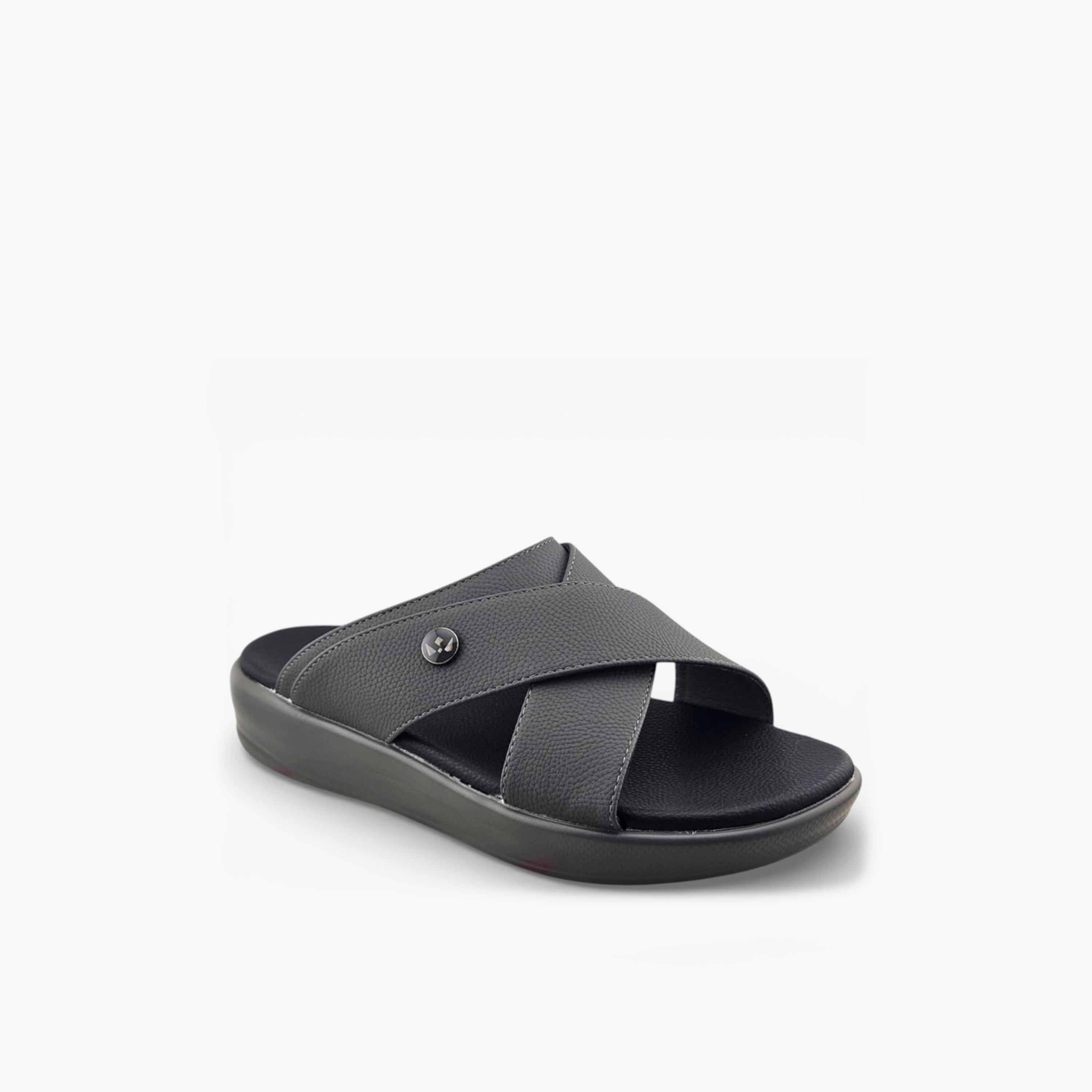 صندل عربي رجالي من ألفانوس بدون رباط – فخامة خالصة | 2602805-men-shoes-sandals-image-1