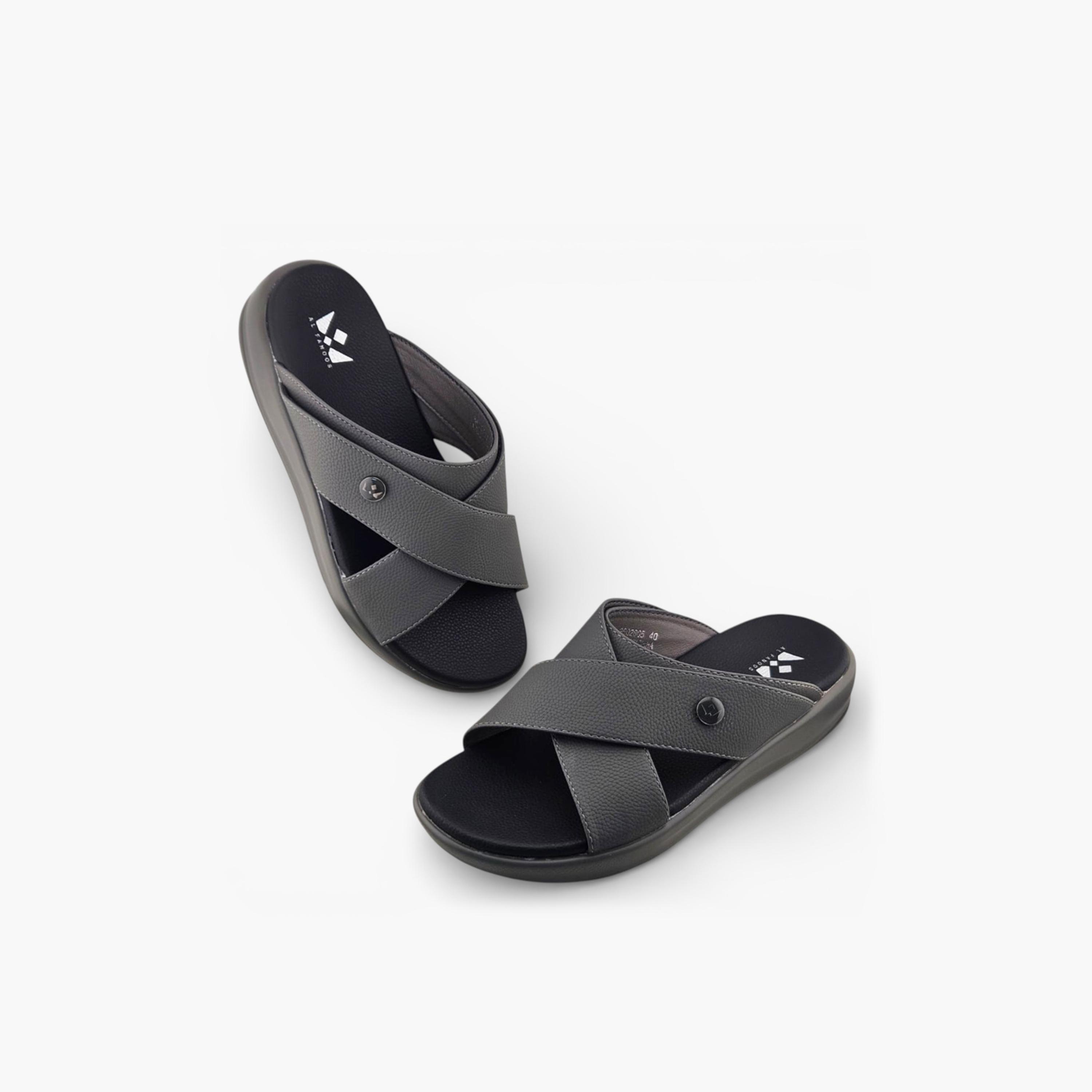 صندل عربي رجالي من ألفانوس بدون رباط – فخامة خالصة | 2602805-men-shoes-sandals-image-3