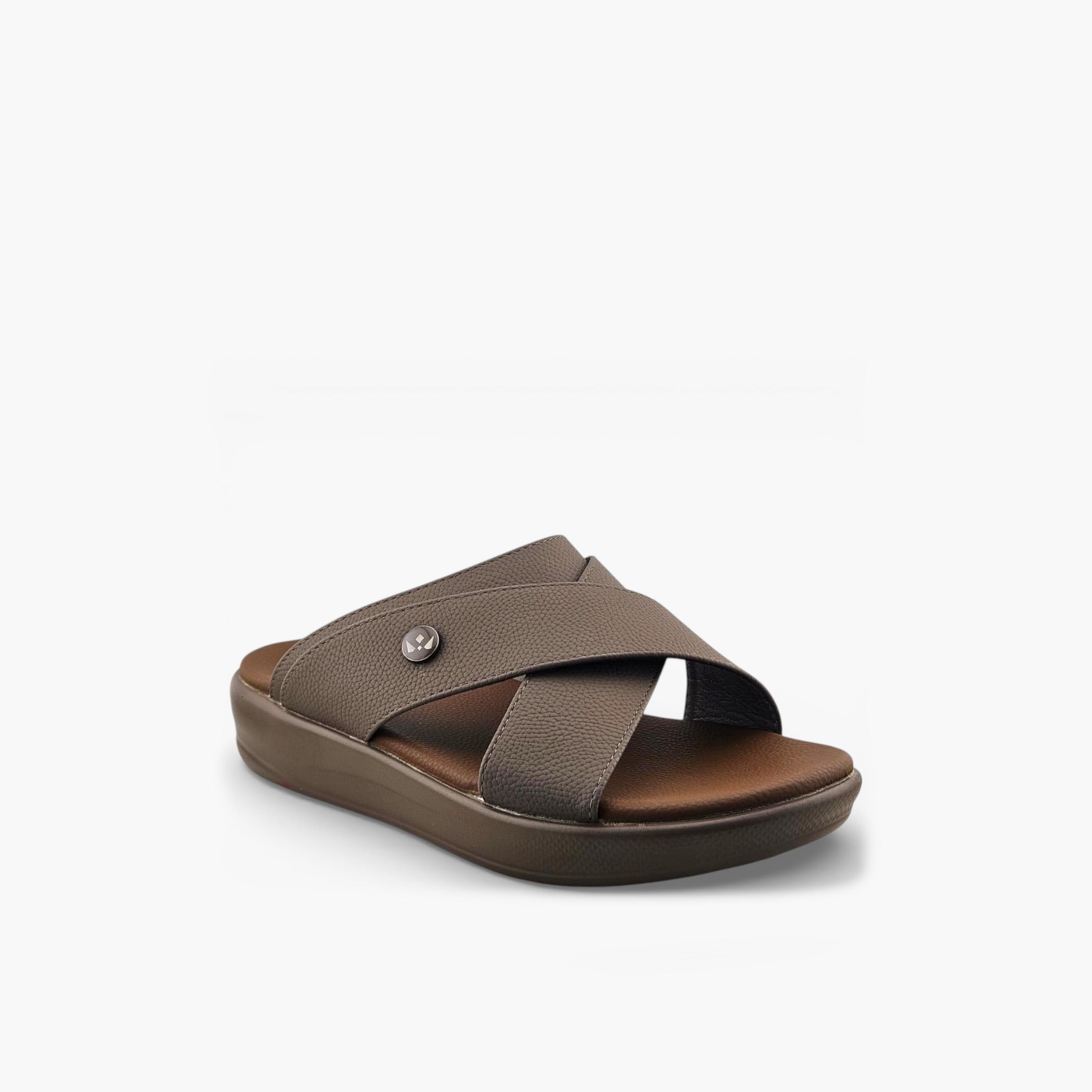 صندل عربي رجالي من ألفانوس بدون رباط – فخامة خالصة | 2602805-men-shoes-sandals-image-1
