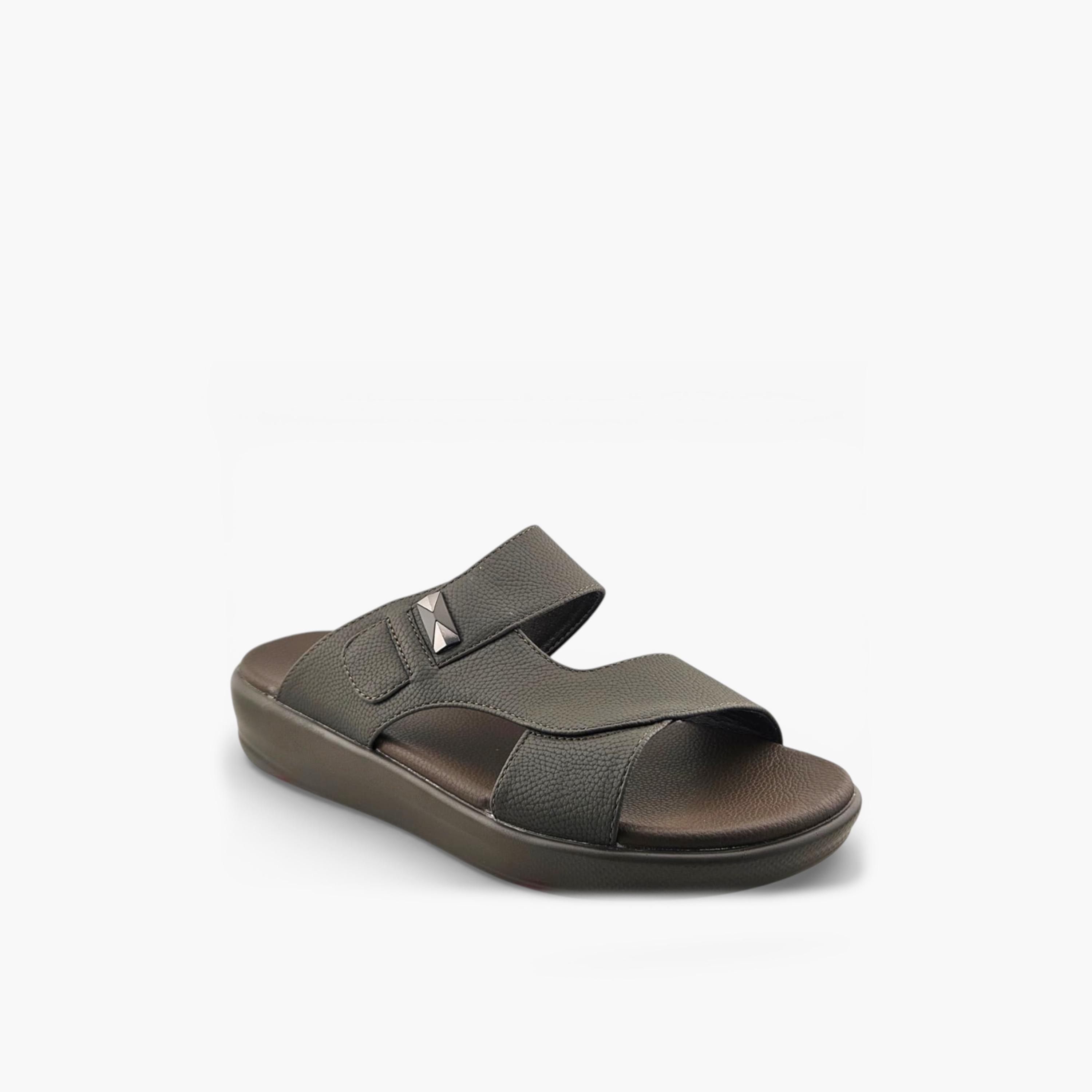 Al Fanoos Men's Slip On Pure Prestige Arabic Sandals | 2602806-men-shoes-sandals-image-1