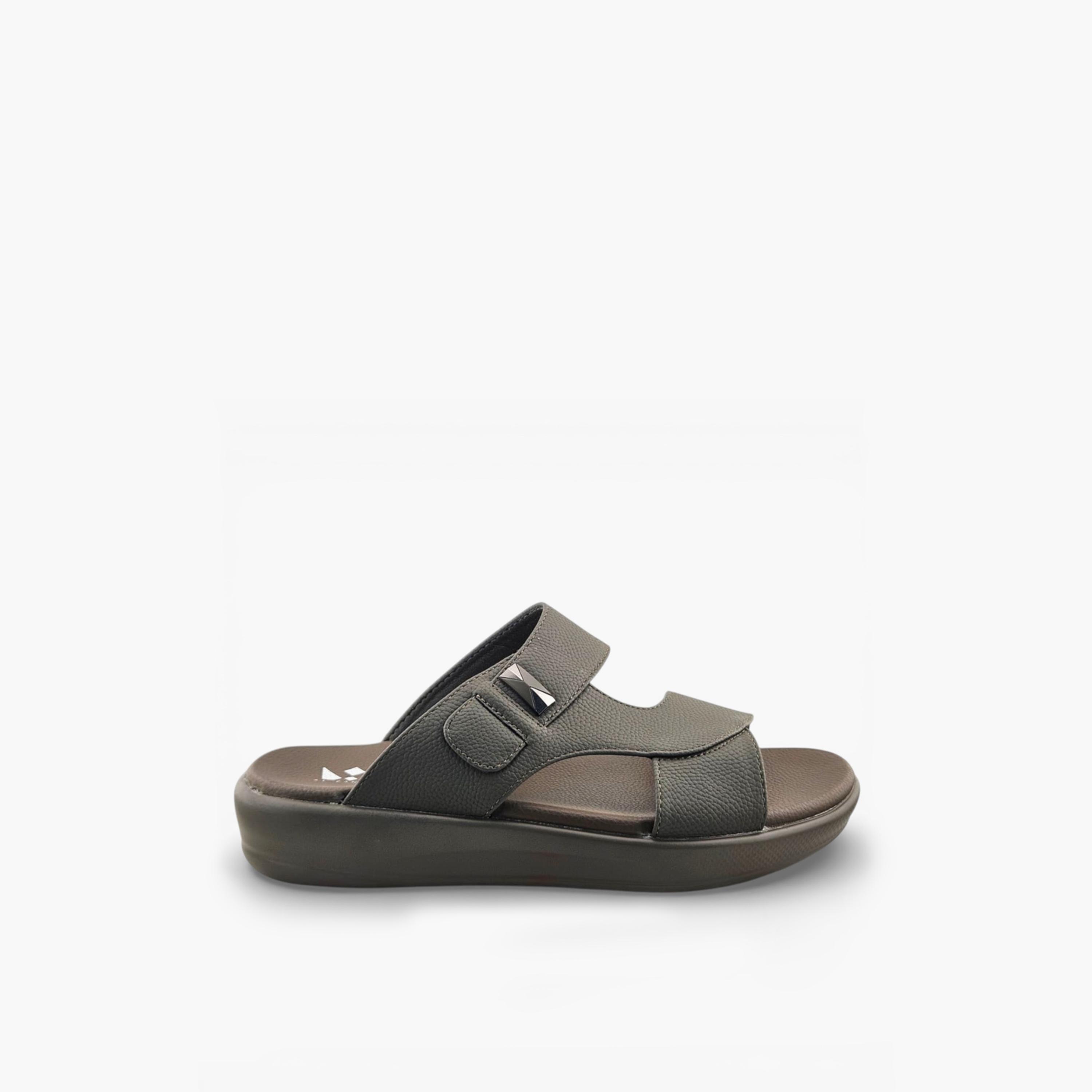 Al Fanoos Men's Slip On Pure Prestige Arabic Sandals | 2602806-men-shoes-sandals-image-2