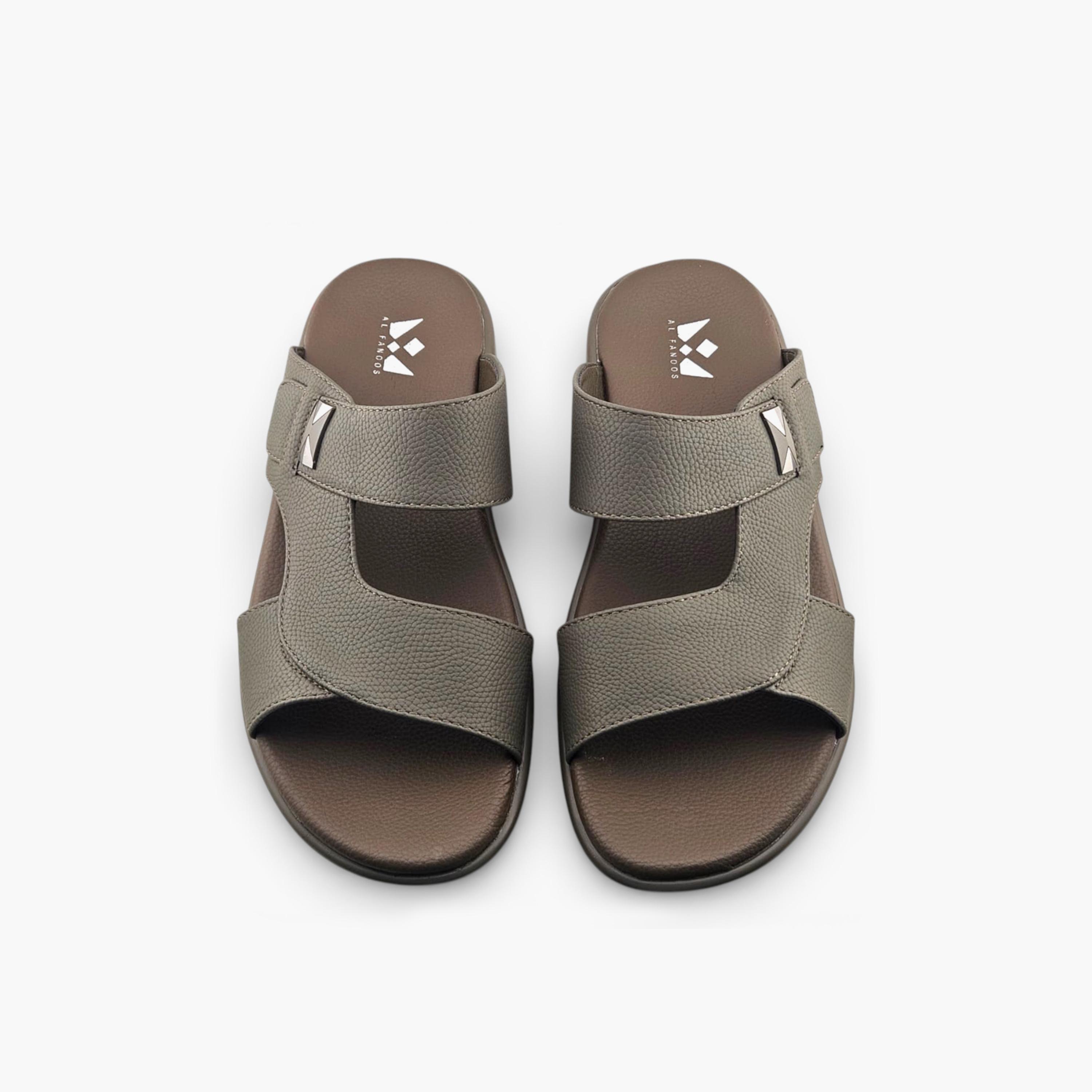 Al Fanoos Men's Slip On Pure Prestige Arabic Sandals | 2602806-men-shoes-sandals-image-3