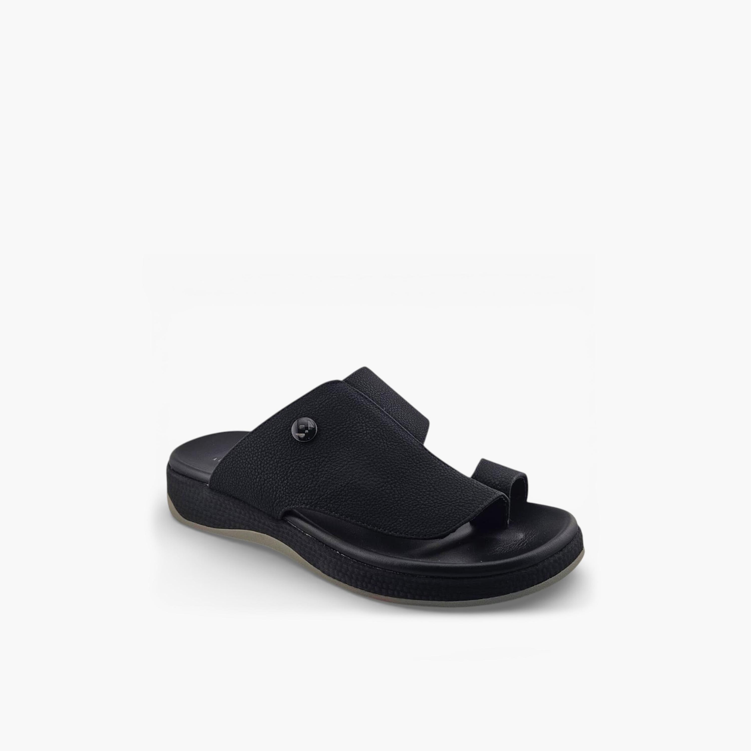 Al Fanoos Men's Slip On Sora Kintsu Arabic Sandals | 2602807-men-shoes-sandals-image-1